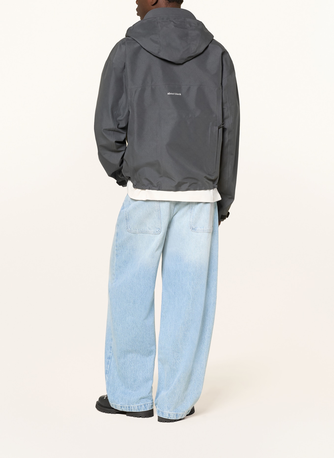 about:blank Jeans met normale pasvorm: Light Blue Wash