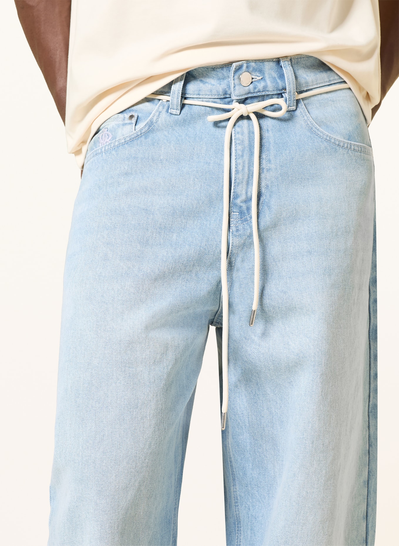 about:blank Jeans met normale pasvorm: Light Blue Wash