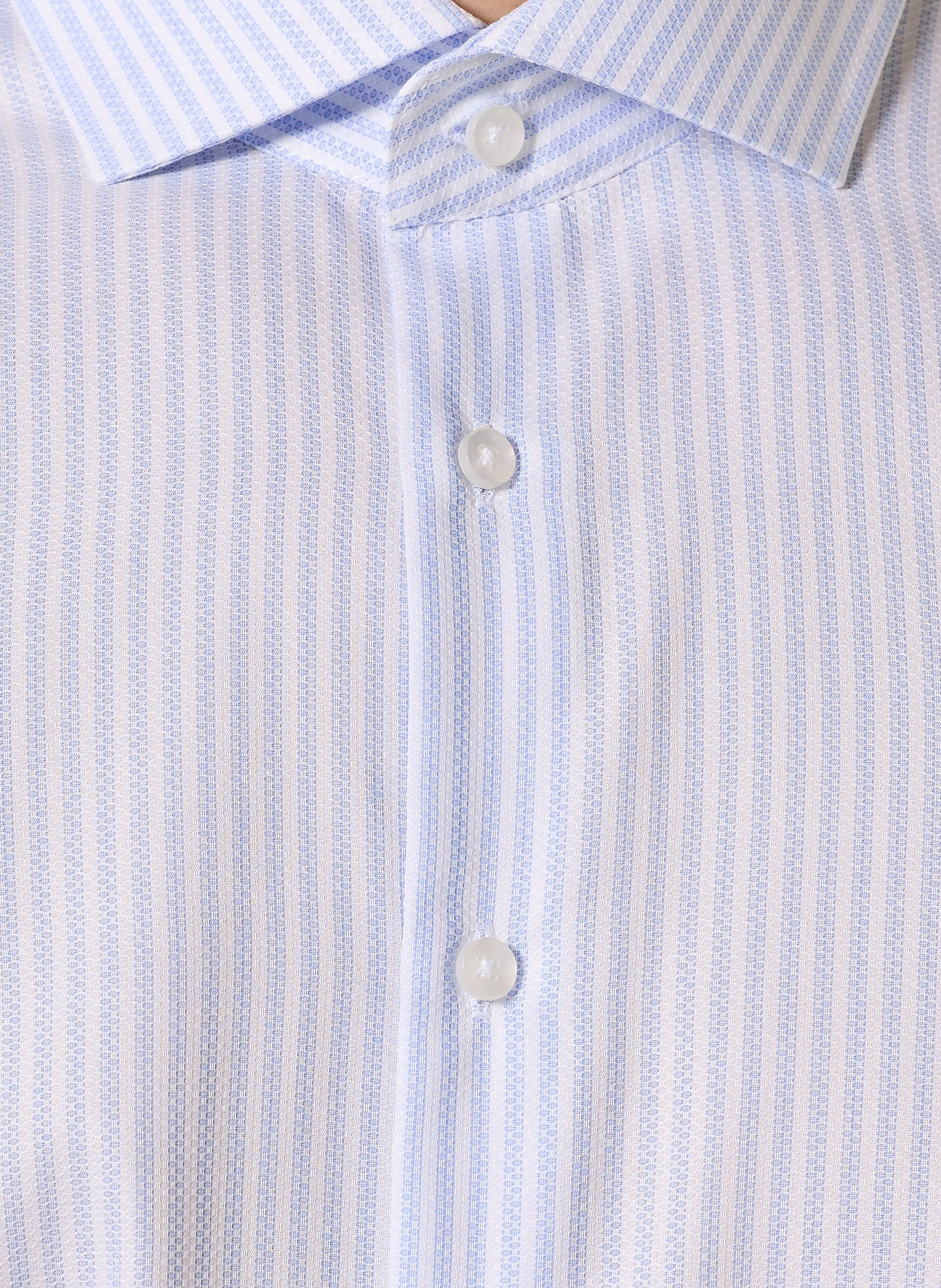 seidensticker Kurzarm-Hemd Regular Fit: HELLBLAU / WEISS