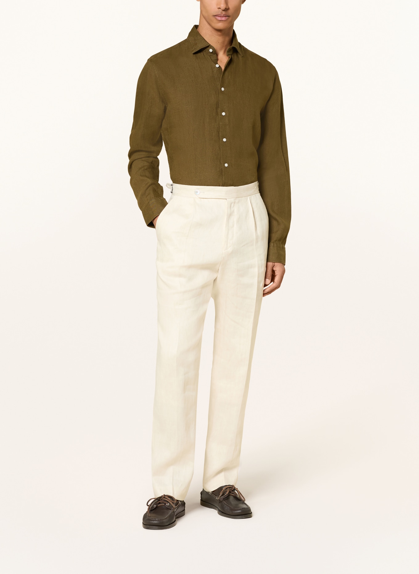 seidensticker Hemd Shaped Fit: OLIV