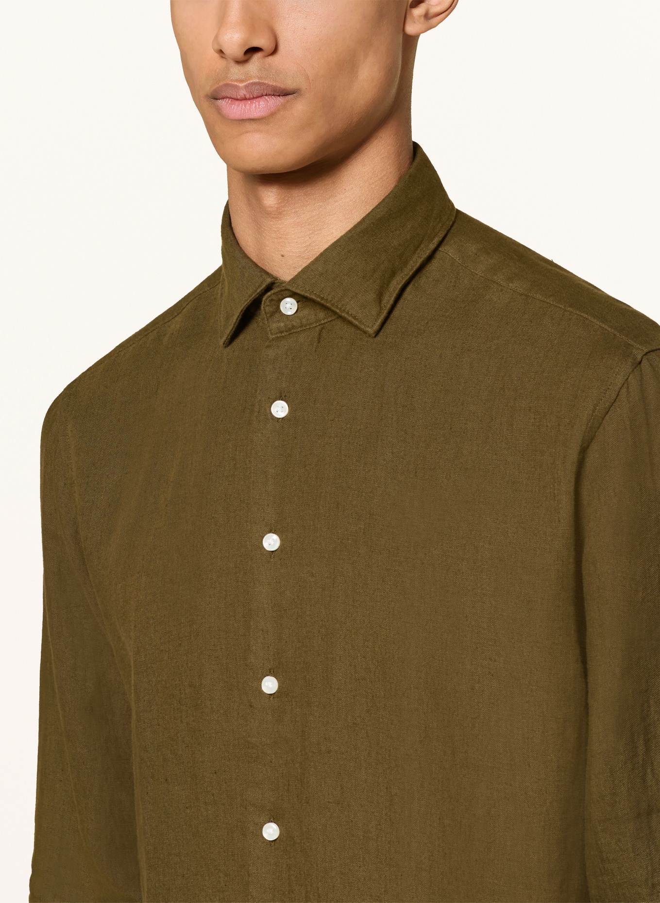 seidensticker Hemd Shaped Fit: OLIV