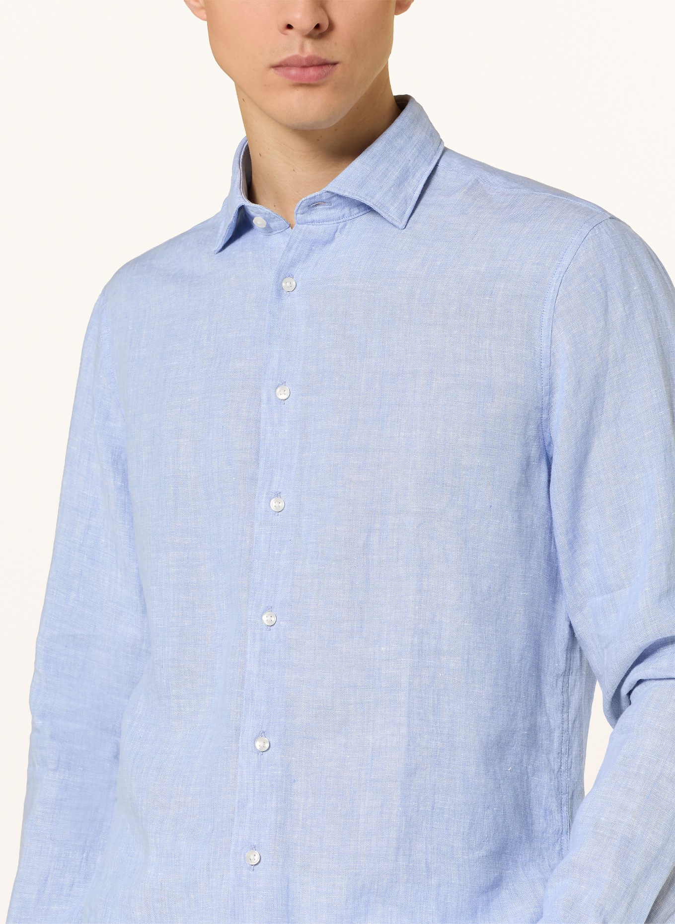 seidensticker Koszula o kroju dopasowanym: JASNONIEBIESKI