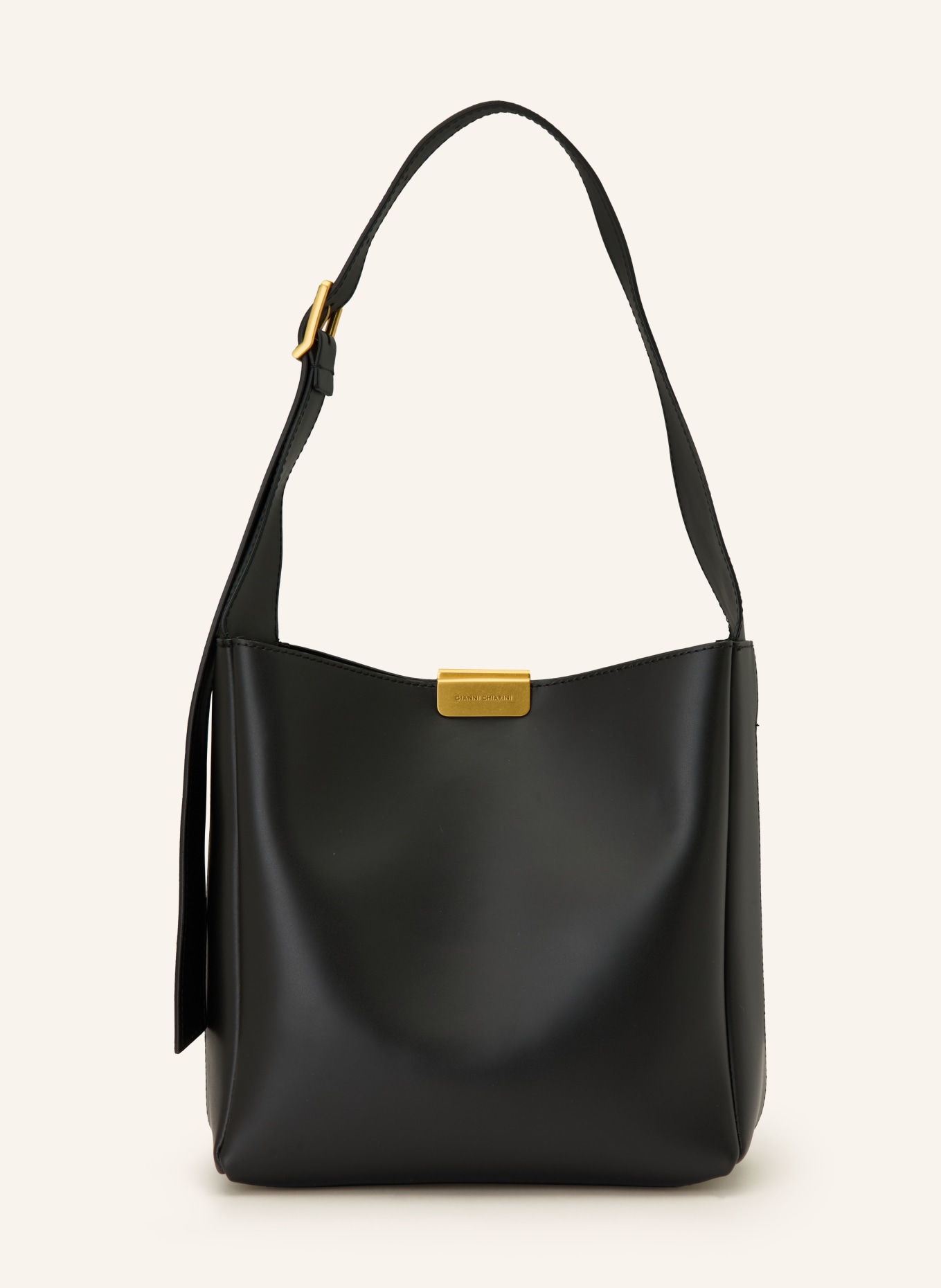 GIANNI CHIARINI torba na ramię: CZARNY / ZŁOTY