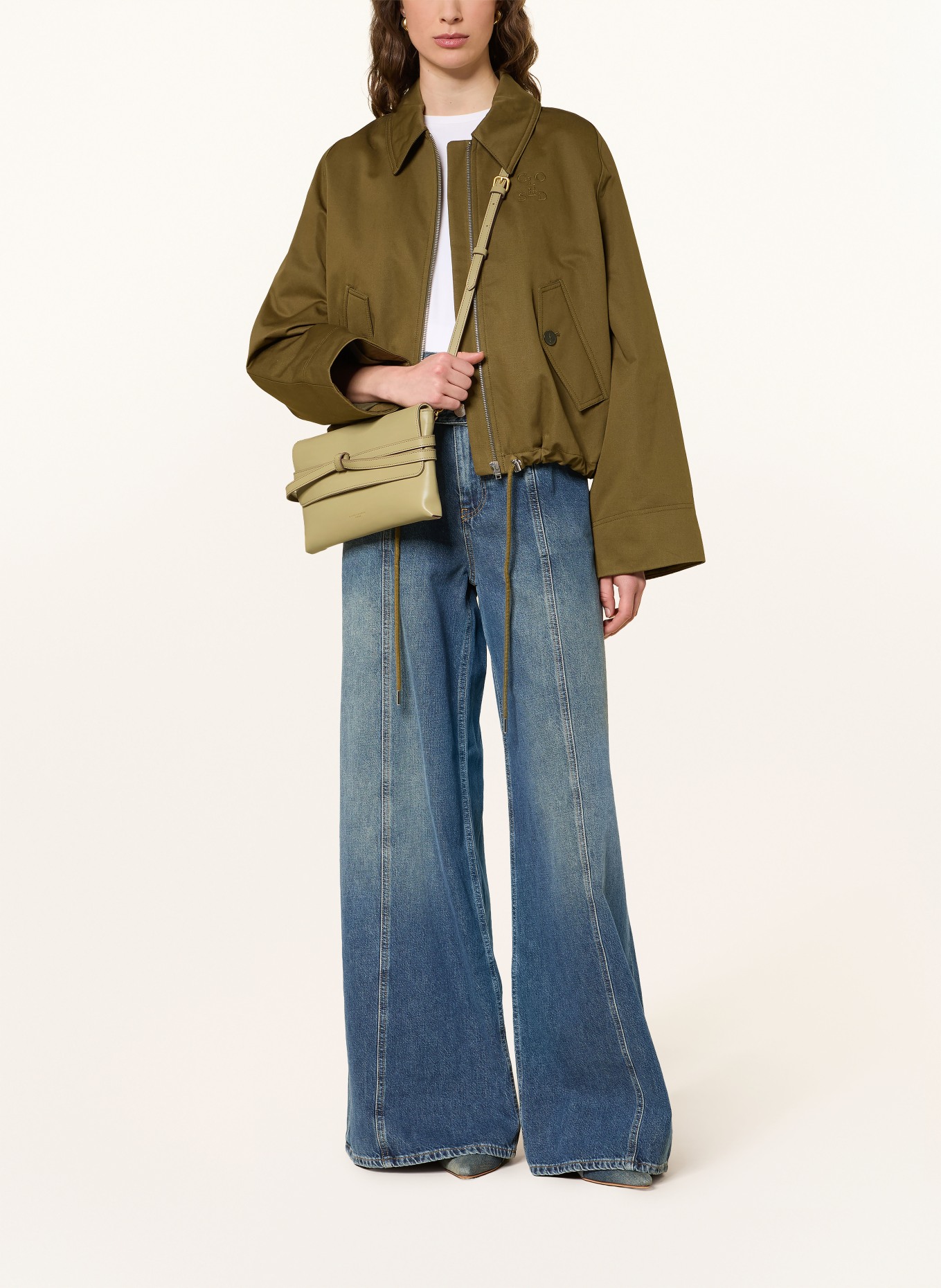 GIANNI CHIARINI Clutch: OLIJF / GOUD