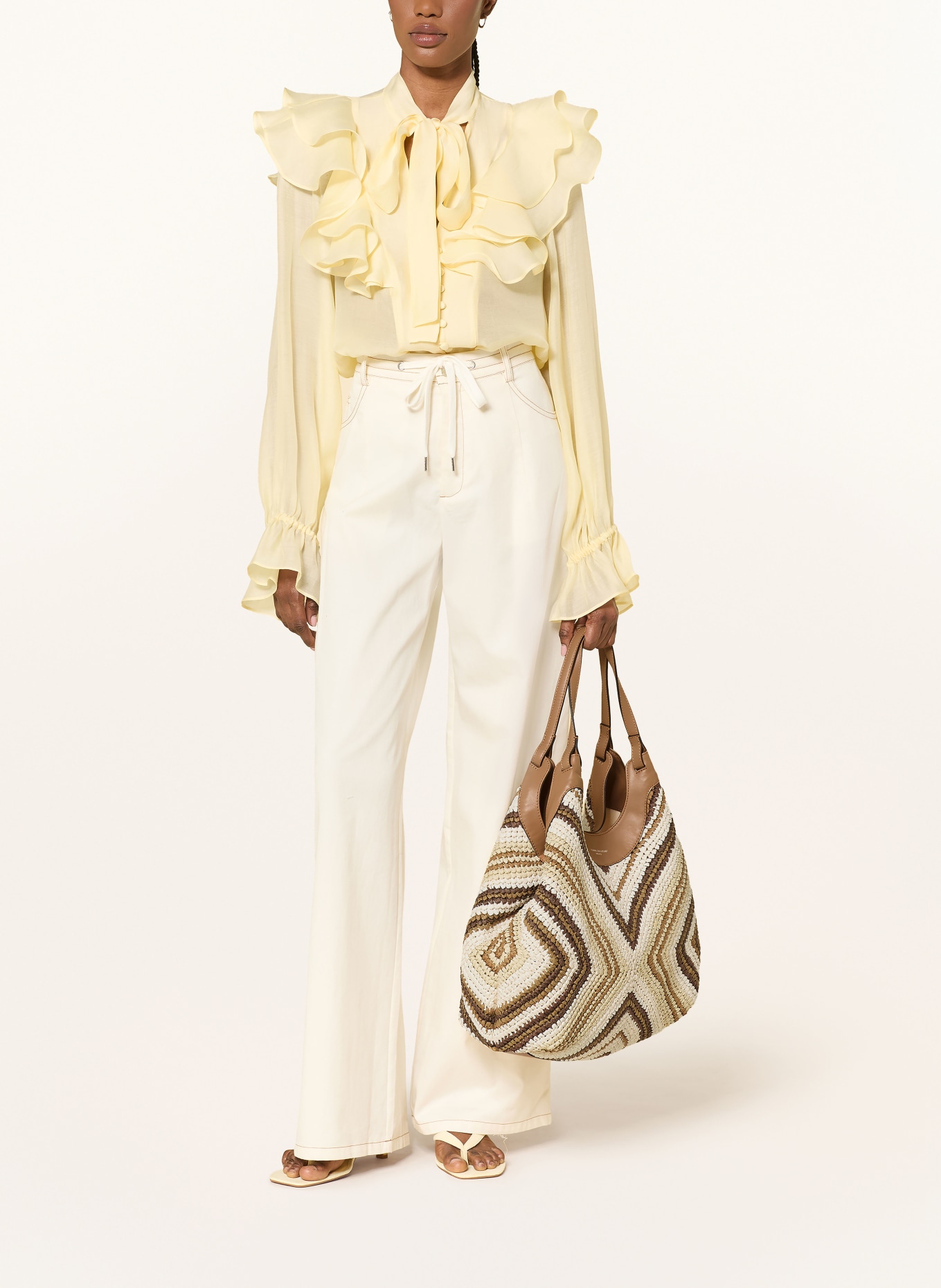 GIANNI CHIARINI Tas met vakje: CAMEL / LICHTBRUIN / MARRON FONCÉ