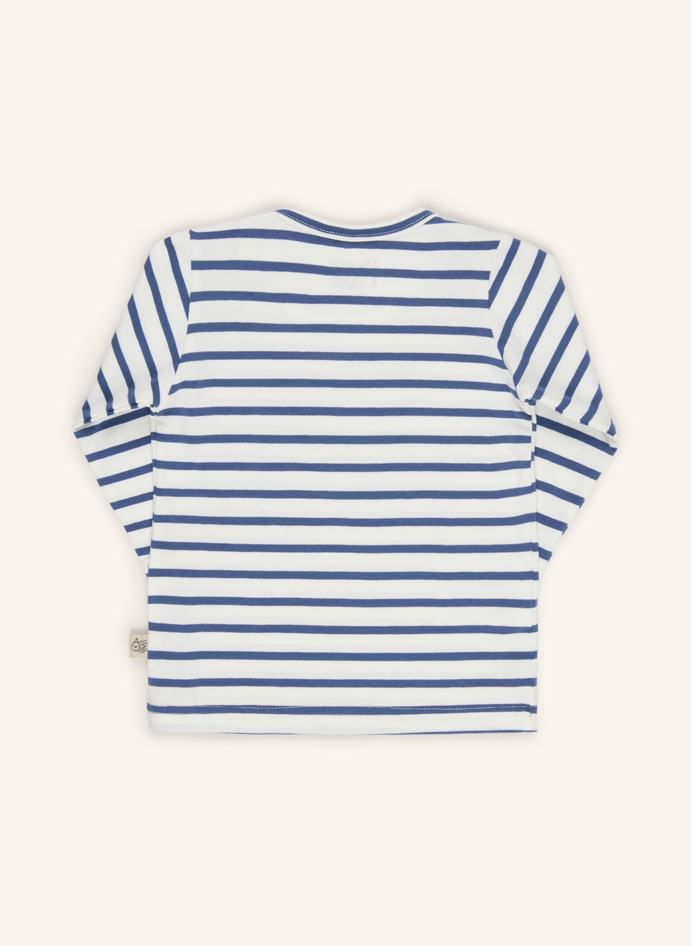 HUST and CLAIRE Longsleeve: WEISS / DUNKELBLAU