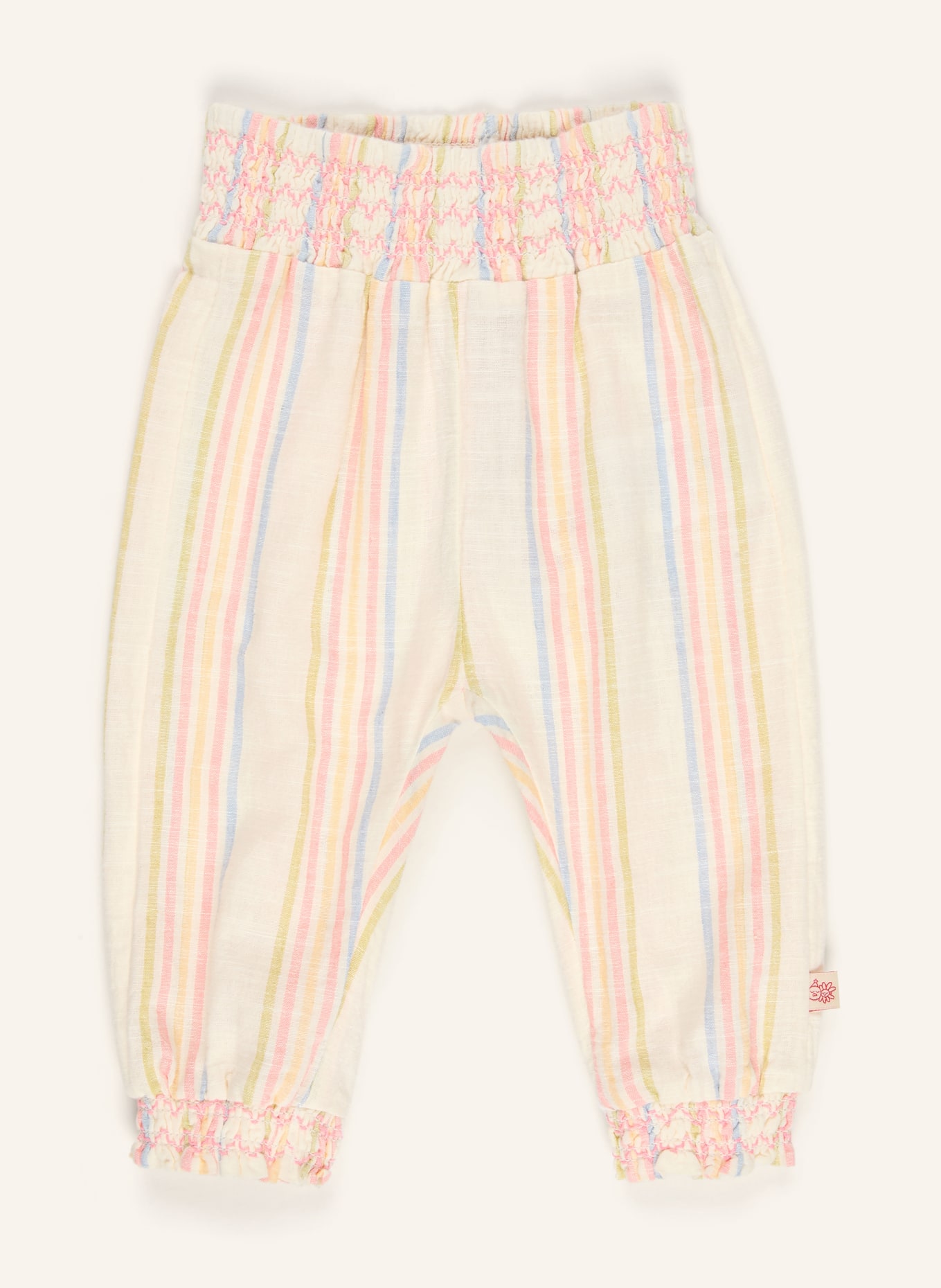 HUST and CLAIRE Broek HCTRINE: BEIGE / ROZE / BLAUW