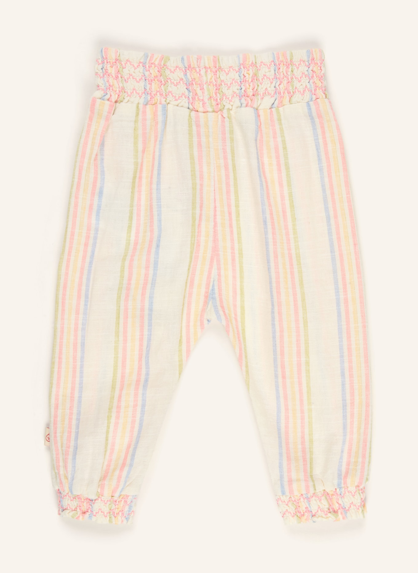 HUST and CLAIRE Broek HCTRINE: BEIGE / ROZE / BLAUW