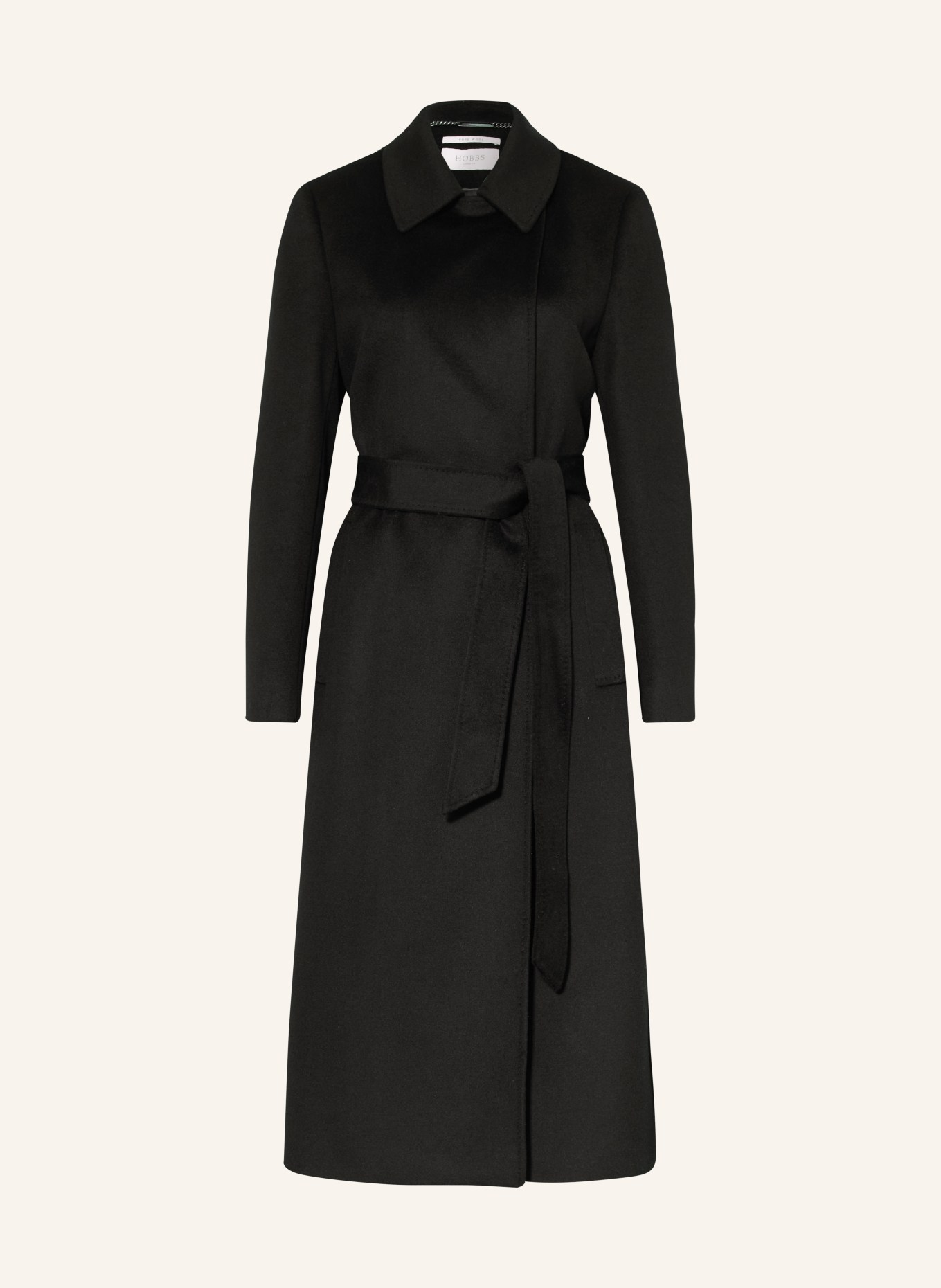 HOBBS Wool coat LIVIA: BLACK