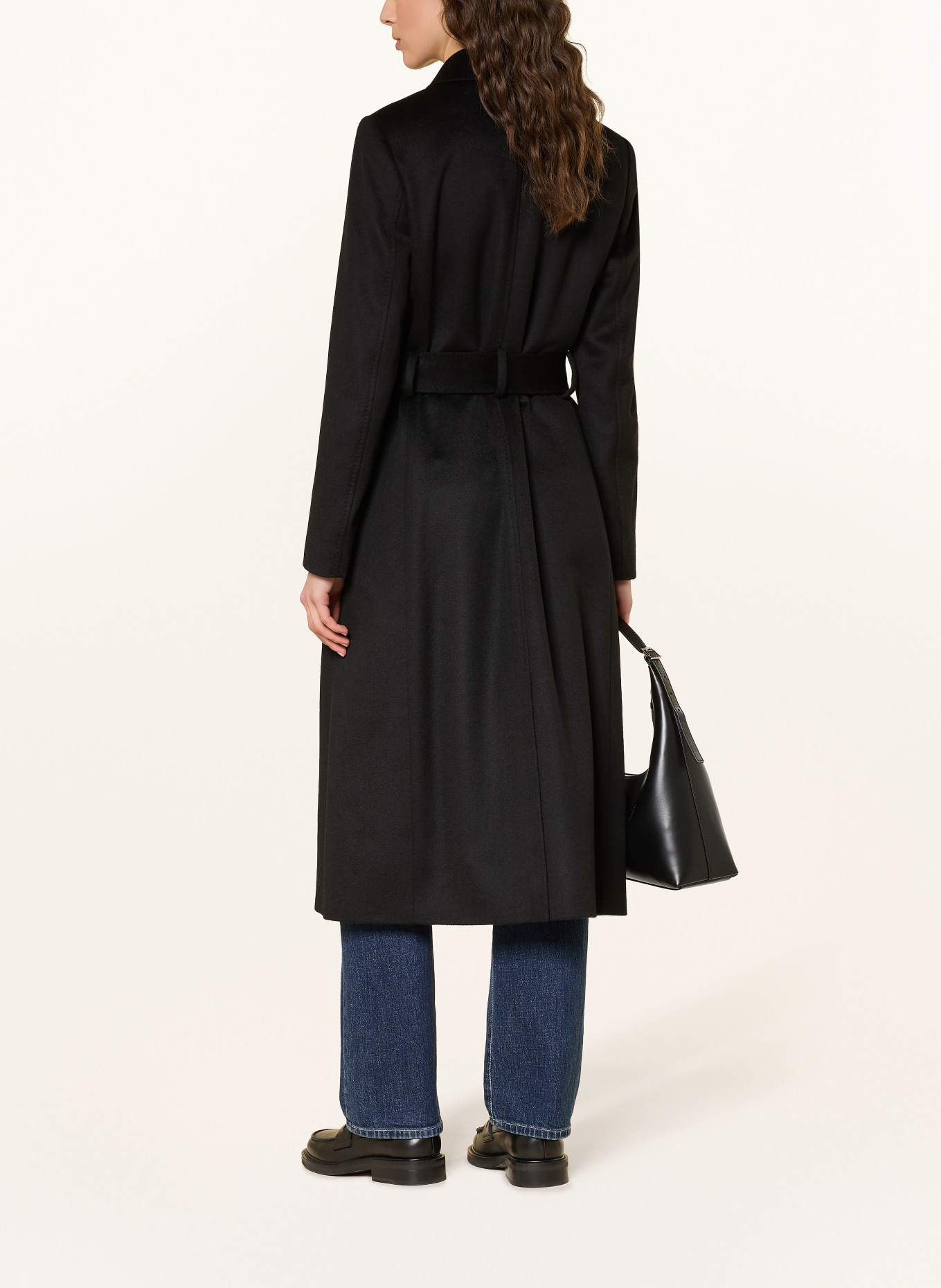 HOBBS Wool coat LIVIA: BLACK