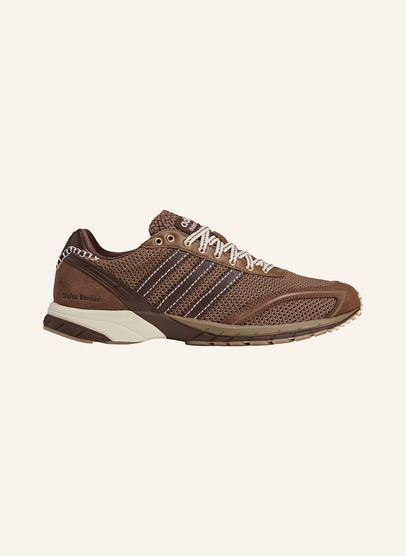 adidas Originals Tenisky ADIZERO ADIOS: ČERNOŠEDÁ / TMAVĚ HNĚDÁ / HNĚDÁ