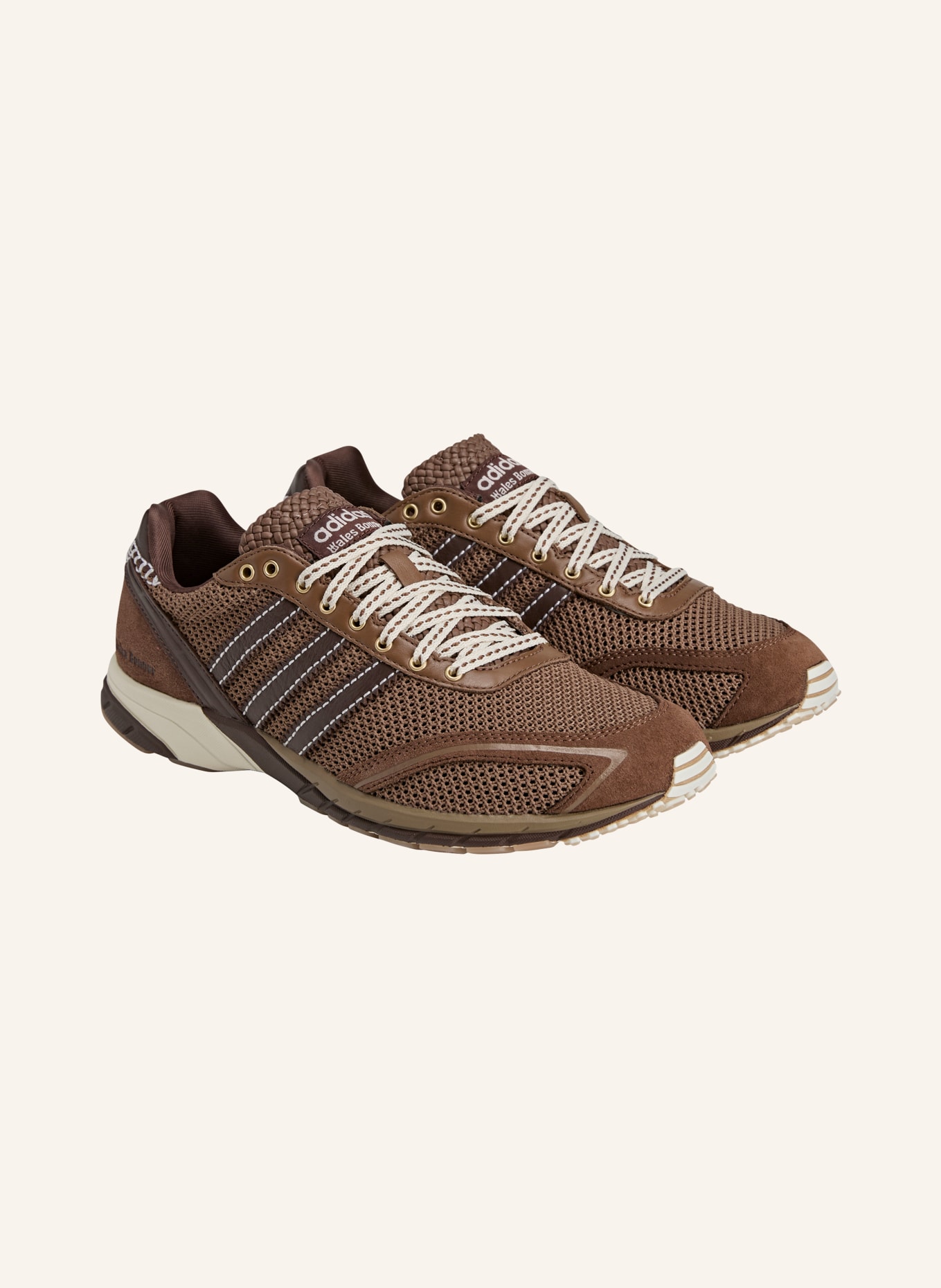 adidas Originals Tenisky ADIZERO ADIOS: ČERNOŠEDÁ / TMAVĚ HNĚDÁ / HNĚDÁ