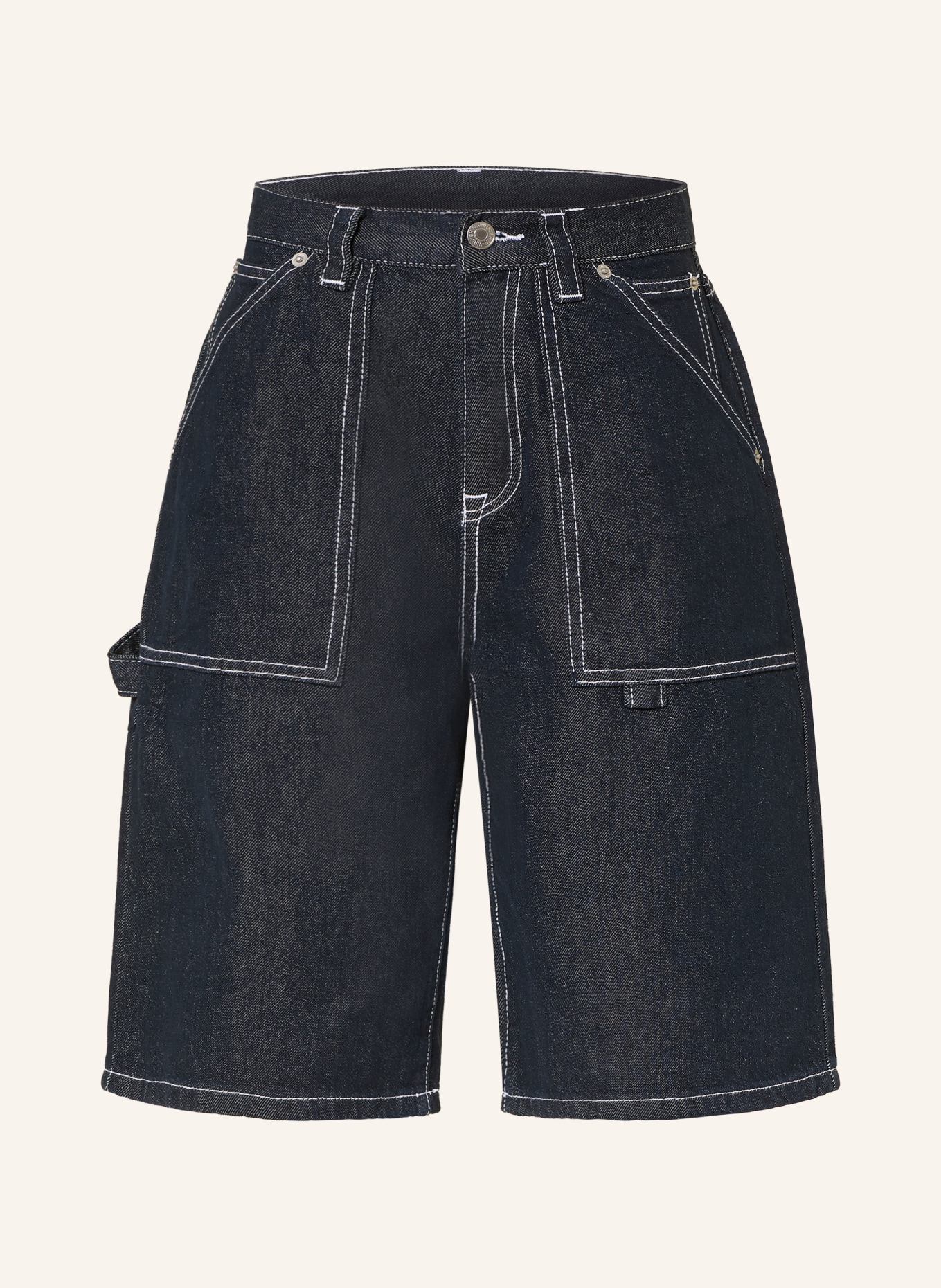 WRSTBHVR Jeans-Bermudas KIMI: 5073 RAW BLUE