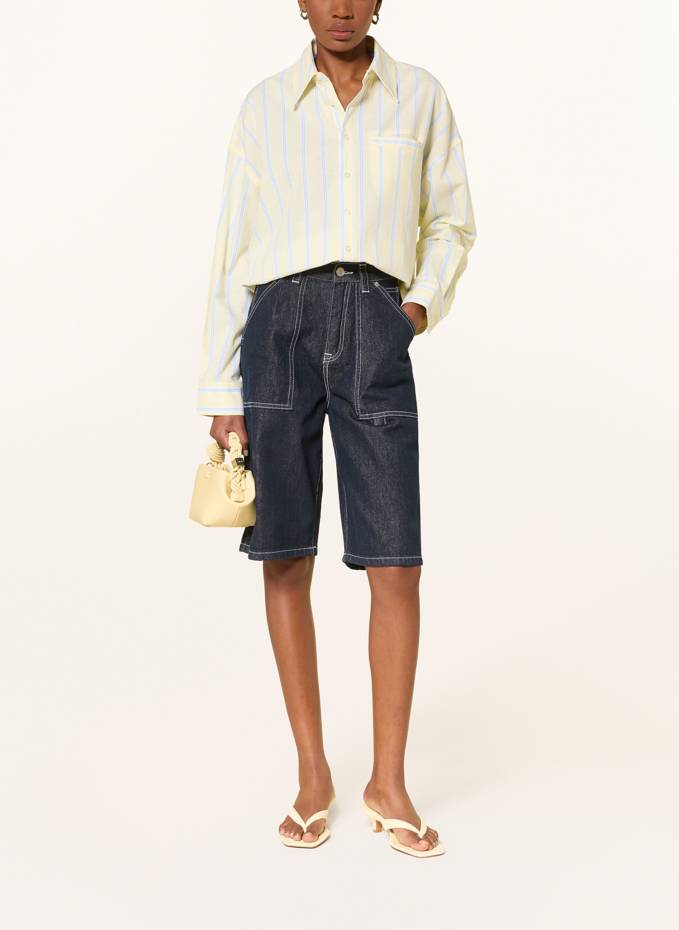 WRSTBHVR Jeans-Bermudas KIMI: 5073 RAW BLUE