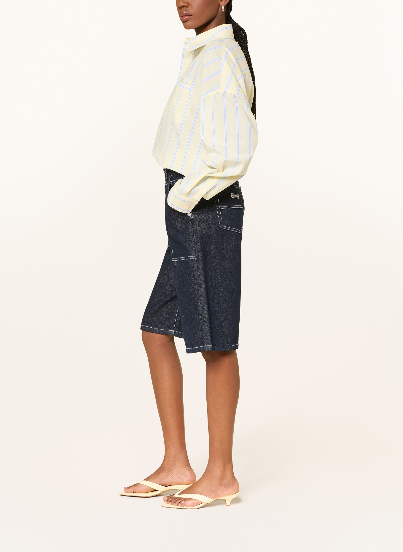 WRSTBHVR Jeans-Bermudas KIMI: 5073 RAW BLUE