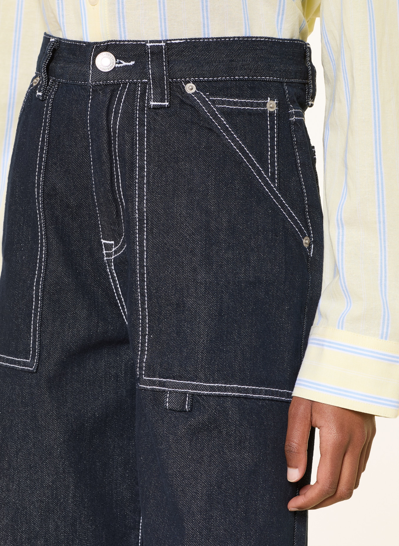 WRSTBHVR Jeans-Bermudas KIMI: 5073 RAW BLUE