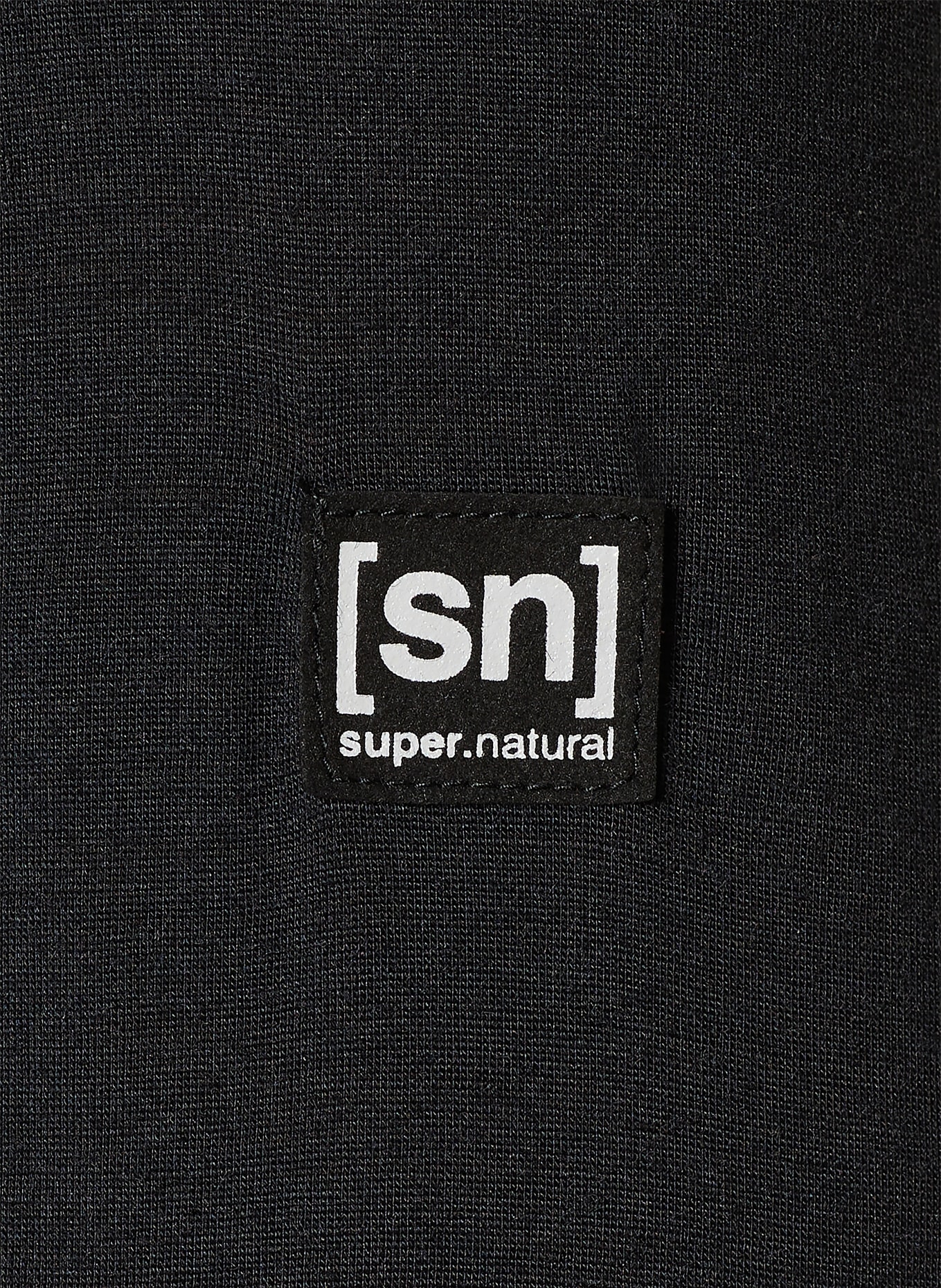 super.natural Koszulka funkcyjna TUNDRA175 z wełną merynosową: CZARNY