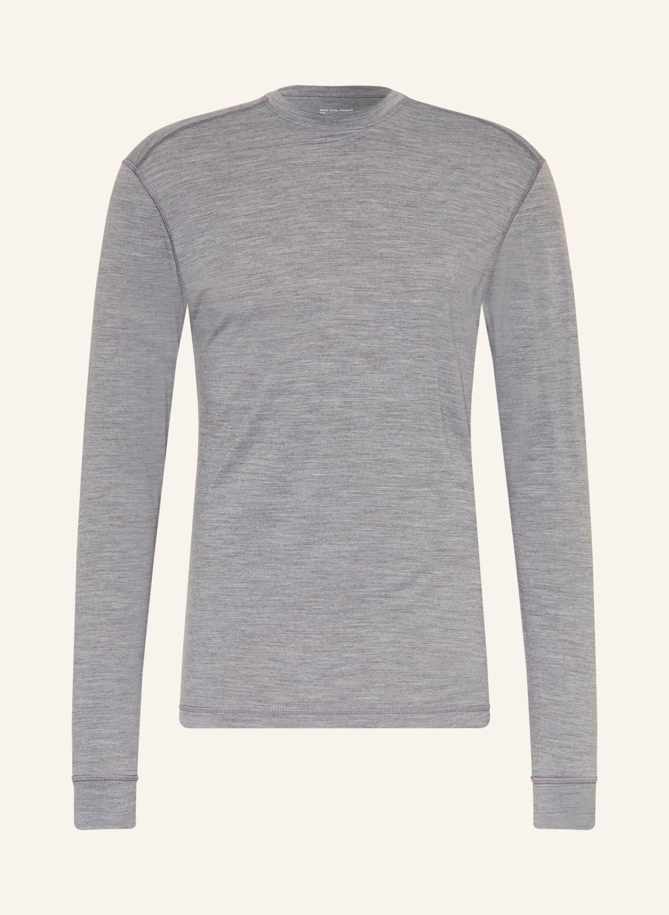 super.natural Koszulka funkcyjna TUNDRA175 z wełną merynosową: SZARY