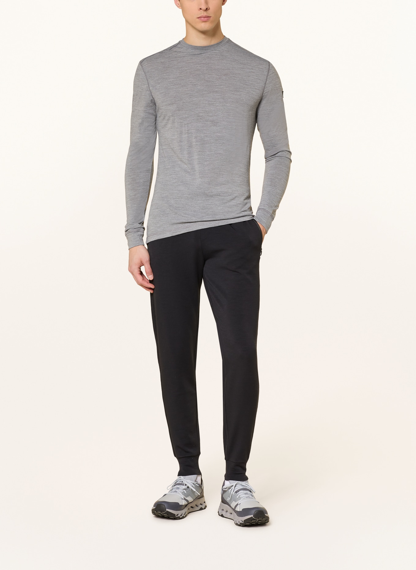 super.natural Koszulka funkcyjna TUNDRA175 z wełną merynosową: SZARY