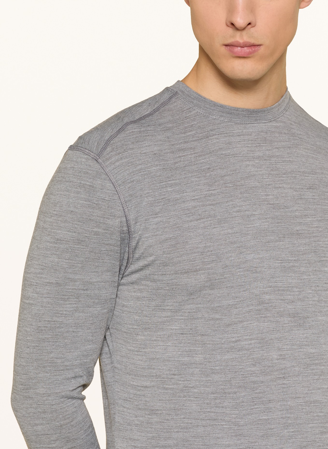 super.natural Koszulka funkcyjna TUNDRA175 z wełną merynosową: SZARY