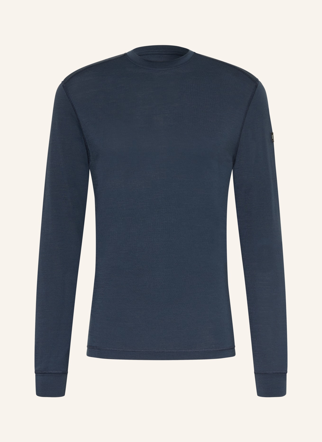 super.natural Koszulka funkcyjna TUNDRA175 z wełną merynosową: GRANATOWY