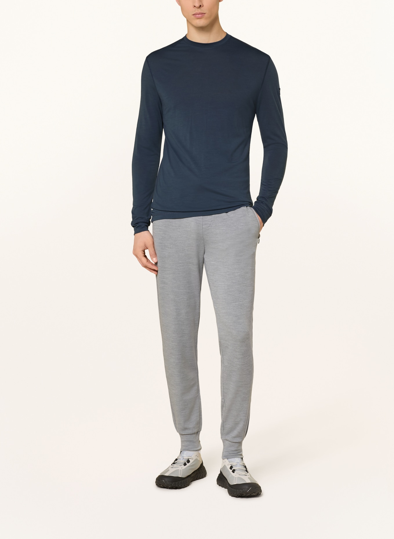 super.natural Koszulka funkcyjna TUNDRA175 z wełną merynosową: GRANATOWY