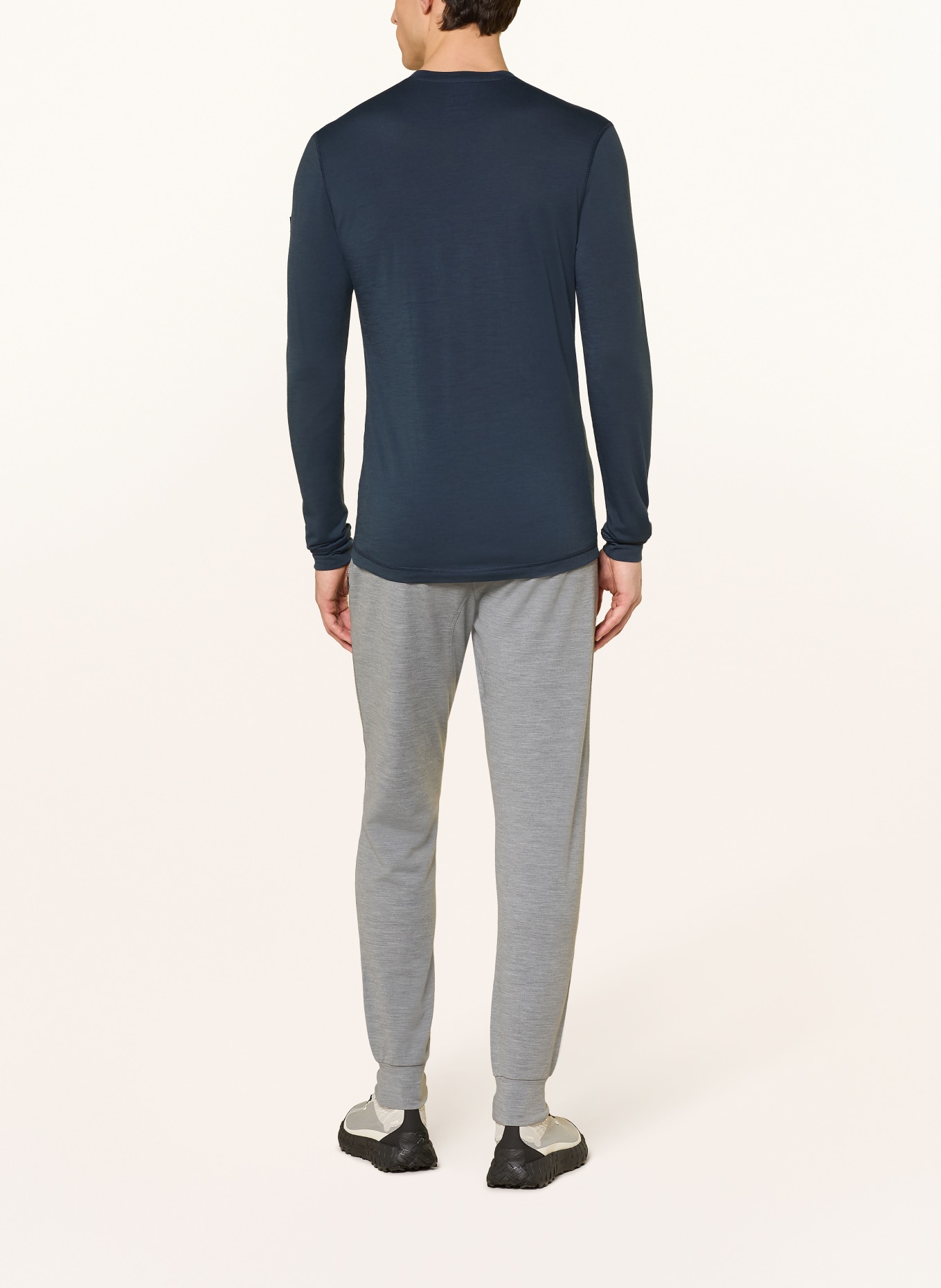 super.natural Koszulka funkcyjna TUNDRA175 z wełną merynosową: GRANATOWY