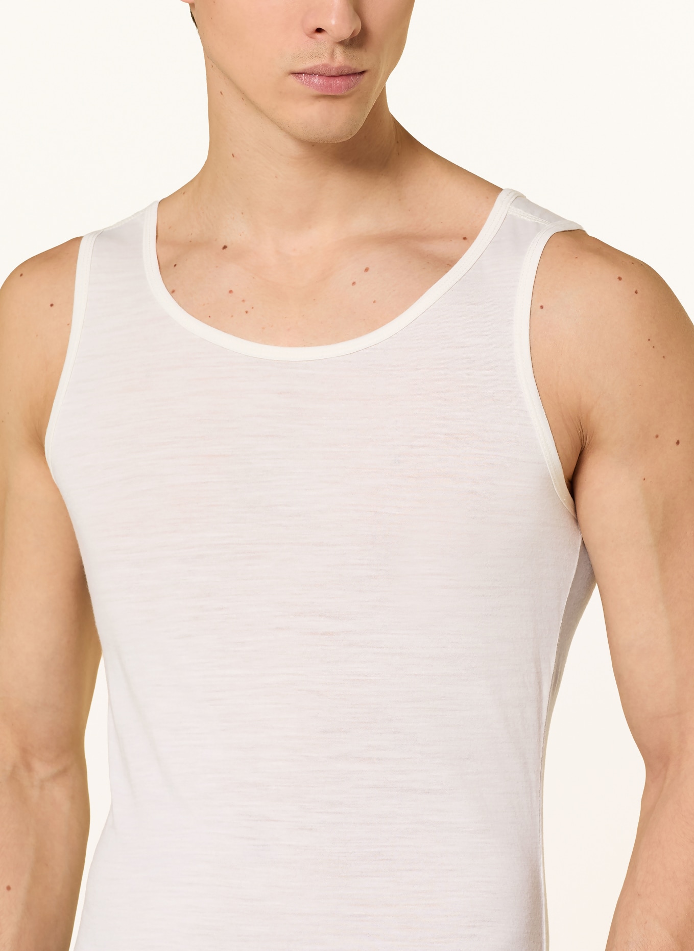 super.natural Top z bielizny funkcjonalnej SIERRA140 z wełną merynosową: BIAŁY