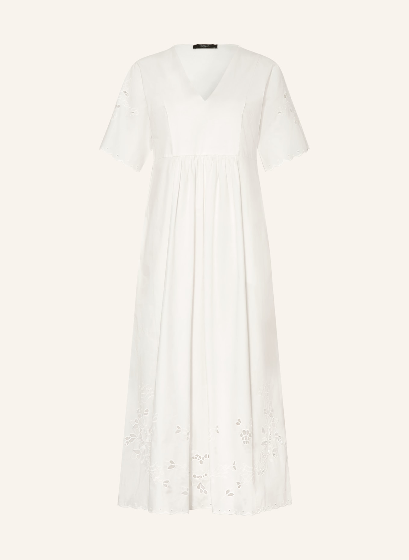 WEEKEND Max Mara TARTUFO Dress in a mix of materials: WHITE