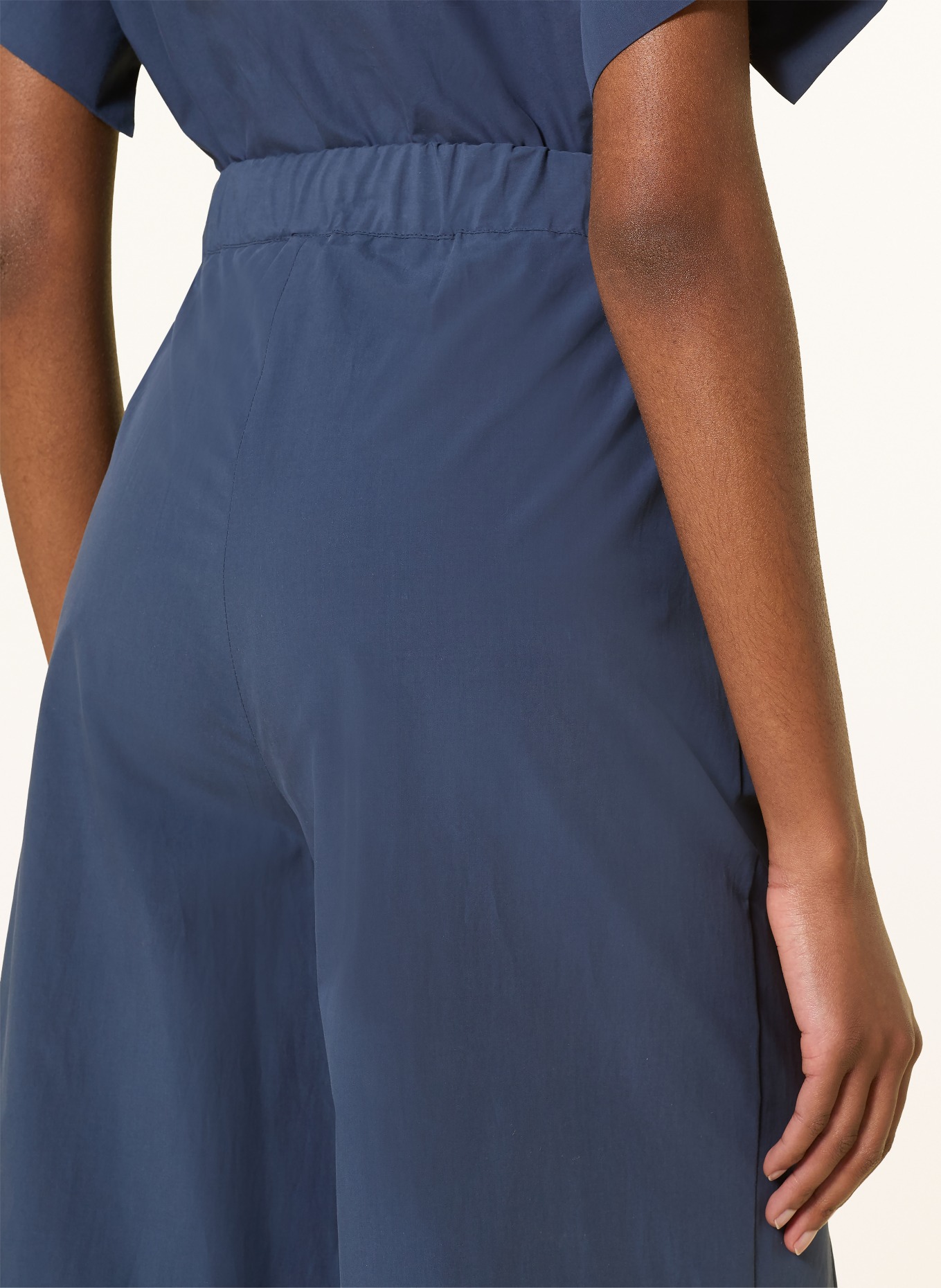 WEEKEND Max Mara Kalhoty Marlene BENDA: TMAVĚ MODRÁ