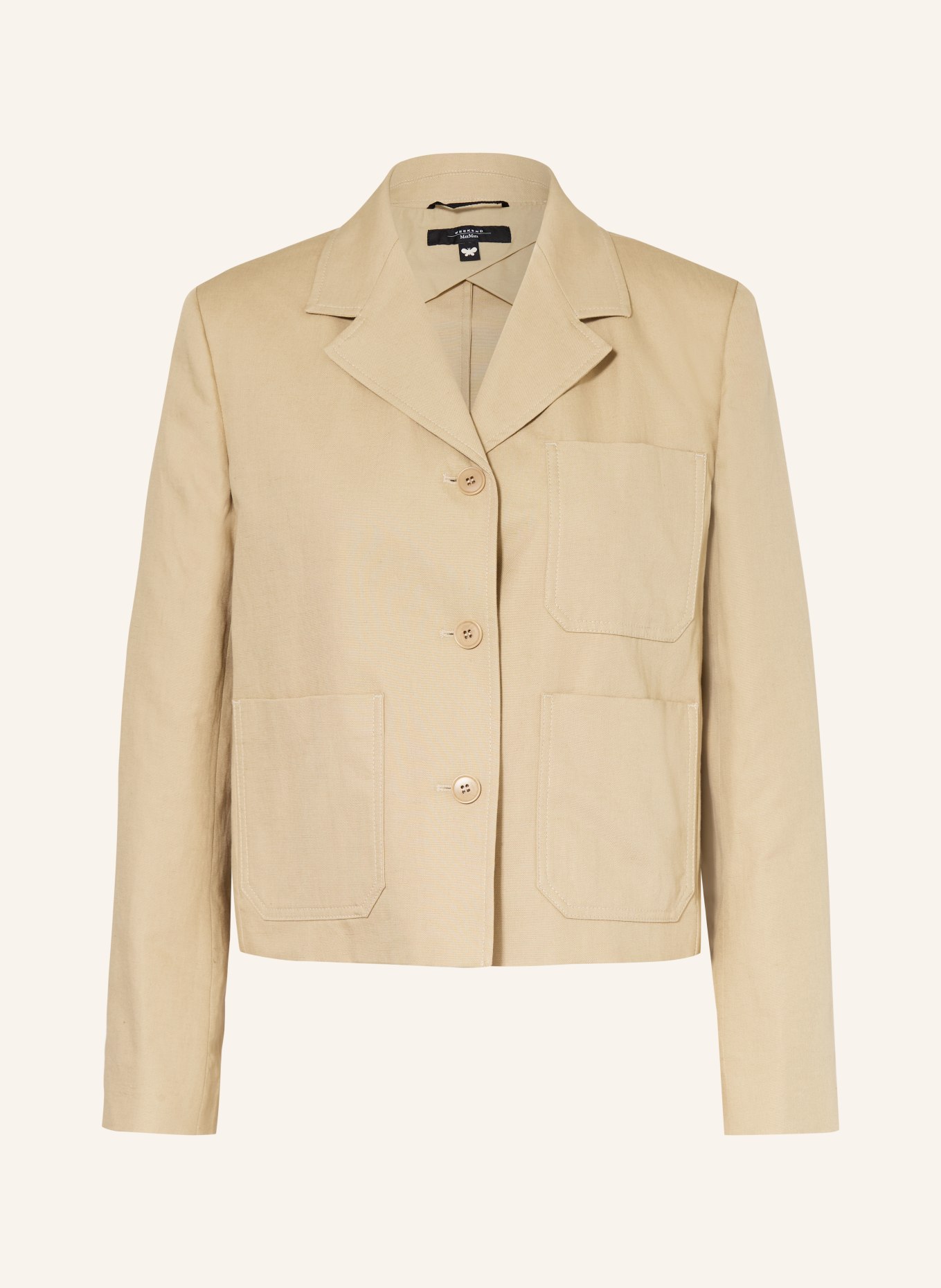 WEEKEND Max Mara Blazer GLASSA: MARRON CLAIR