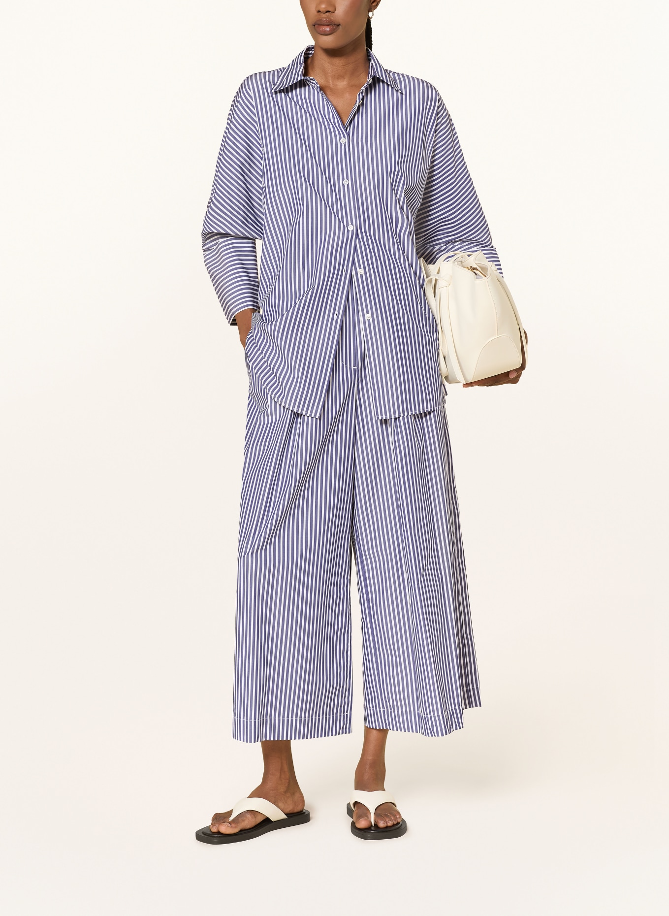 WEEKEND Max Mara Culotte OTTONE: DUNKELBLAU / WEISS