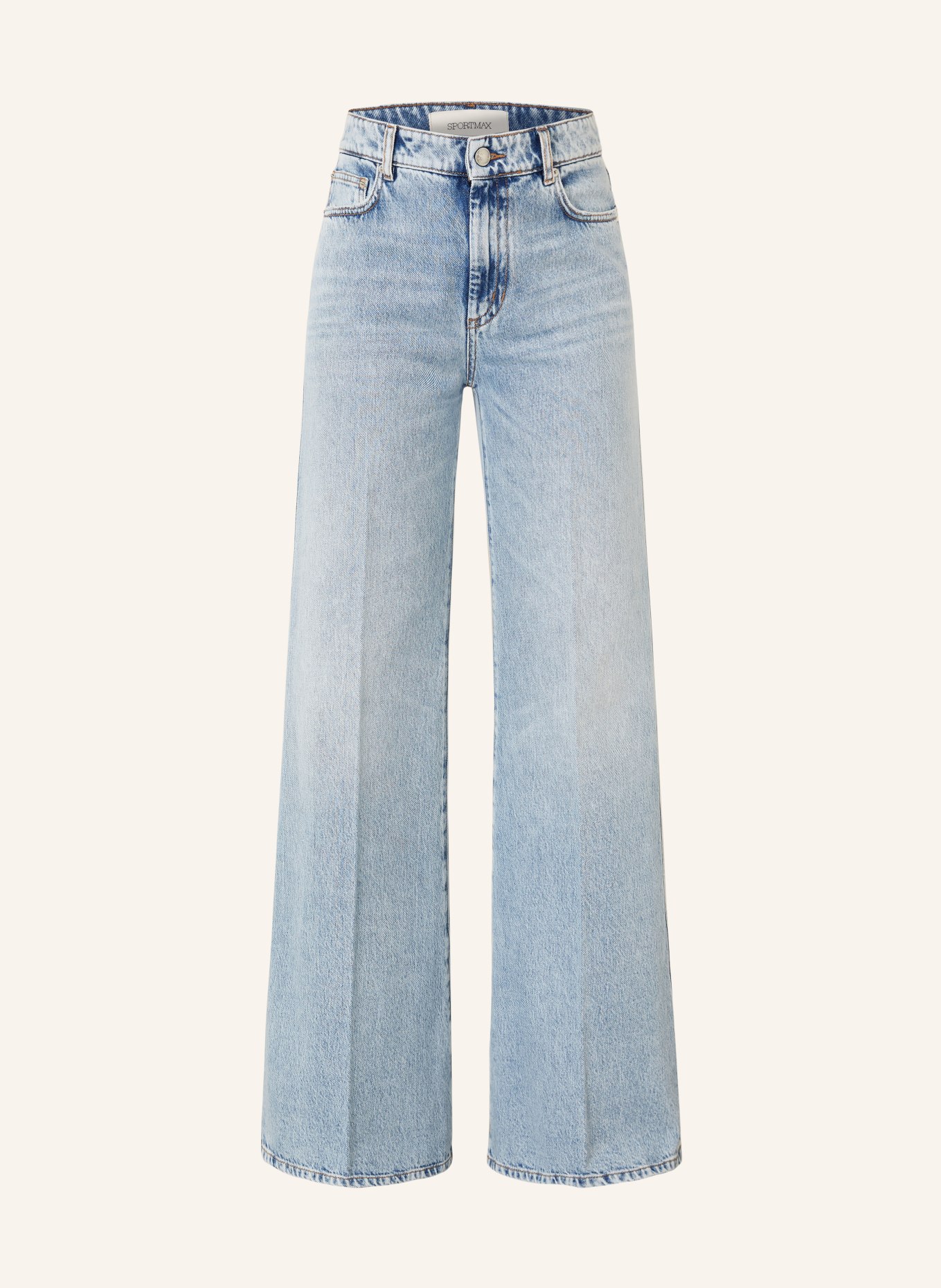 SPORTMAX Dżinsy z szerokimi nogawkami ZERO: 009 MIDNIGHTBLUE