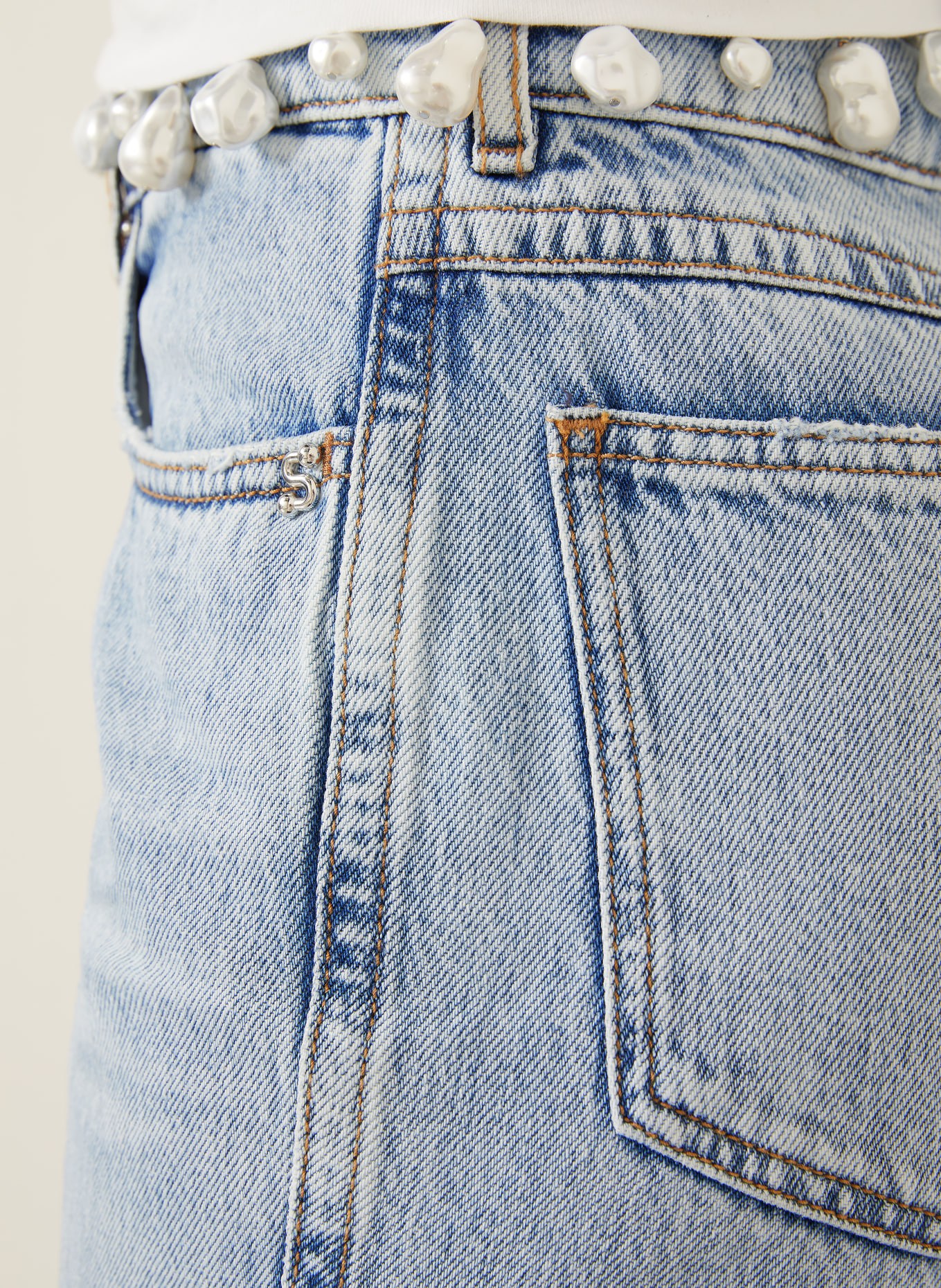 SPORTMAX Dżinsy z szerokimi nogawkami ZERO: 009 MIDNIGHTBLUE