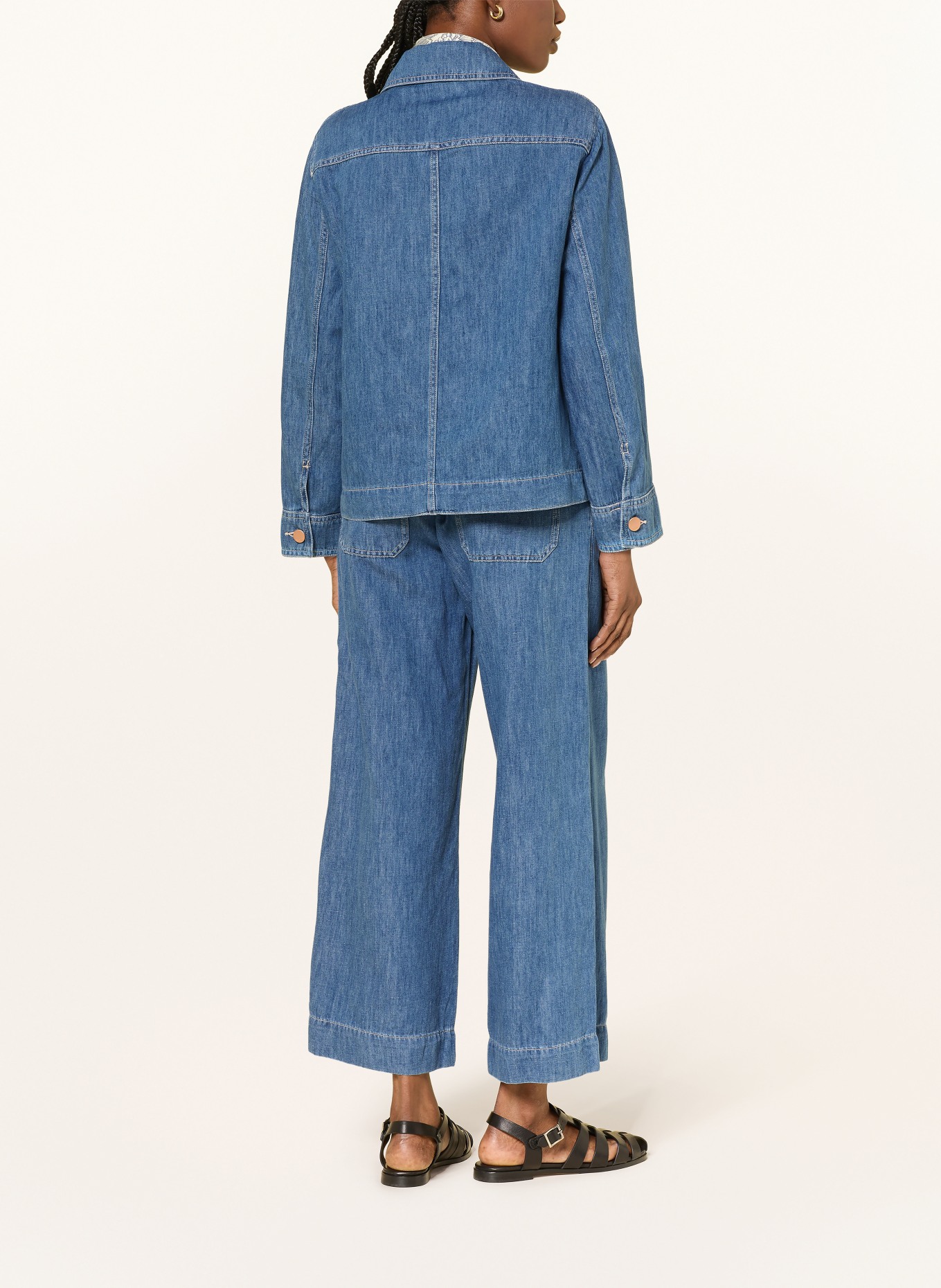 S Max Mara Jeansbluse GALANTE: HELLBLAU