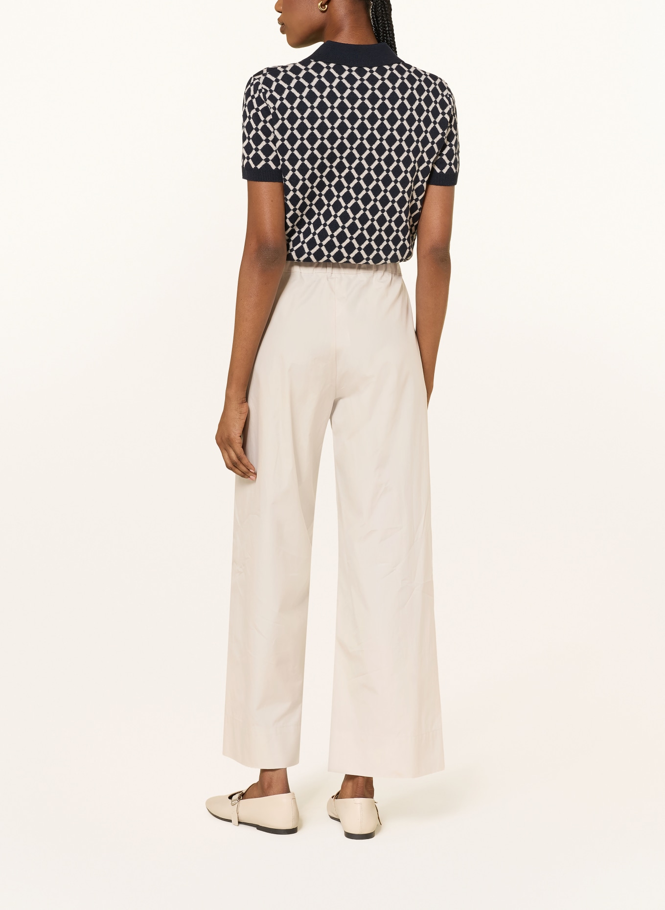 S Max Mara ARGENTO culottes: ECRU