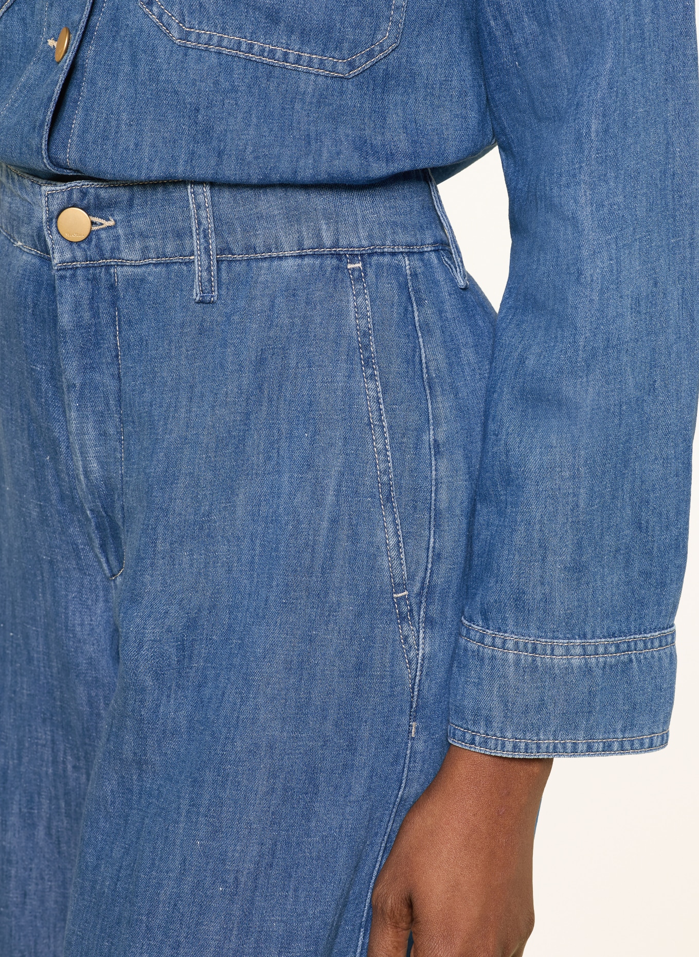 S Max Mara Culotte en jean ASTICE: 001 MIDNIGHTBLUE