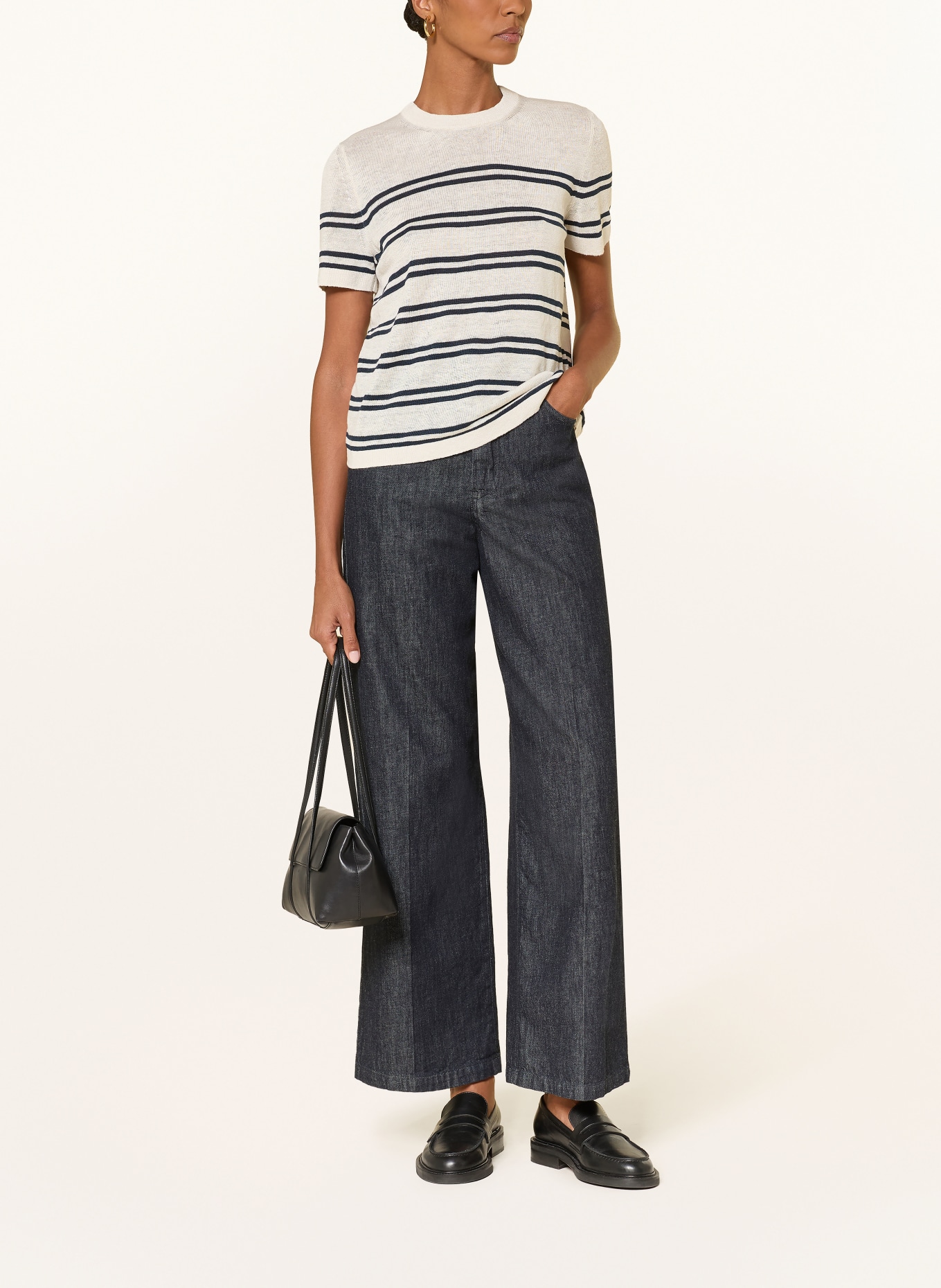 S Max Mara Pullover SMMNORDICA: HELLGRAU / DUNKELBLAU