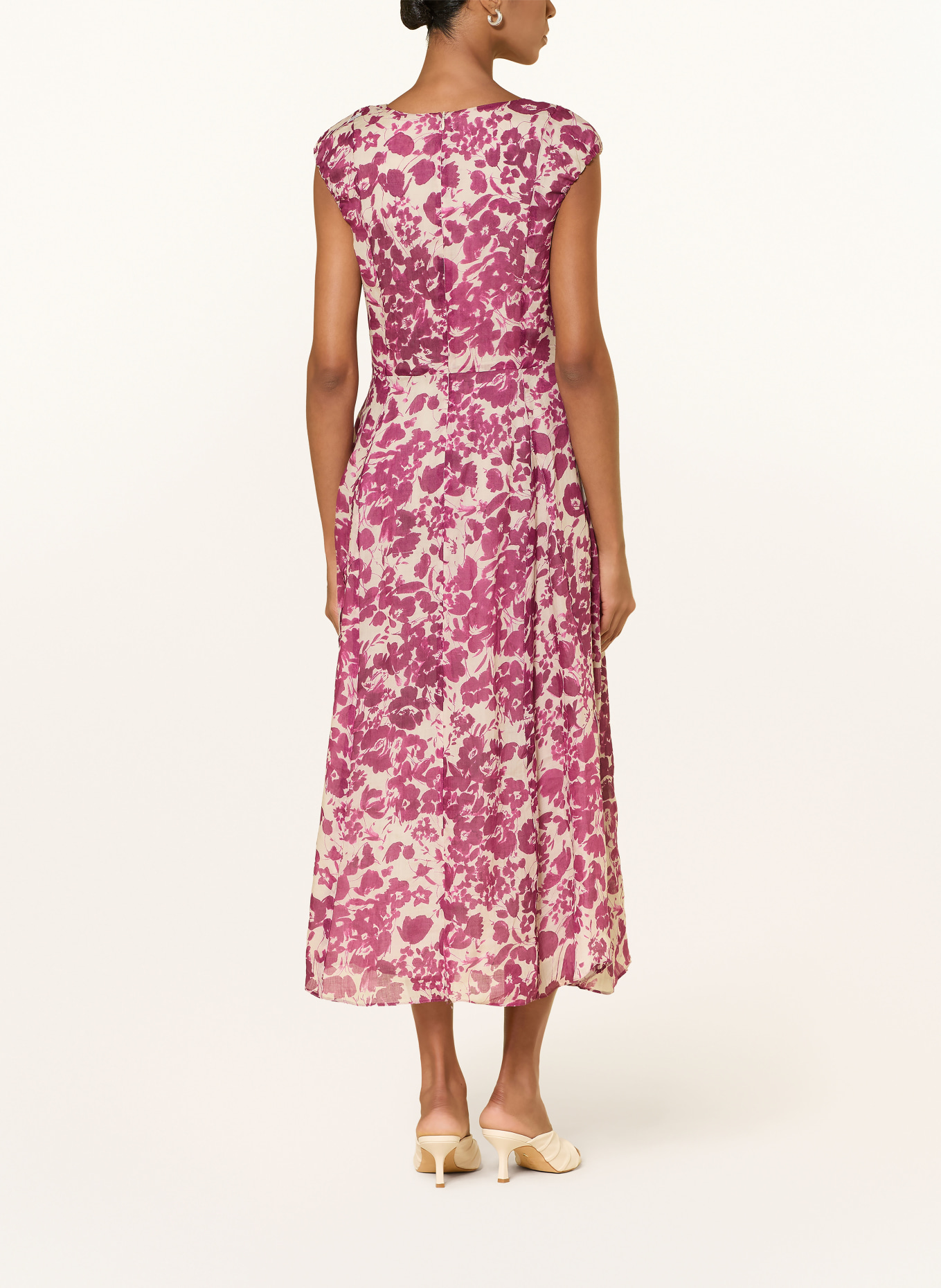 S Max Mara Šaty PEONIE: KRÉMOVÁ / STARORŮŽOVÁ