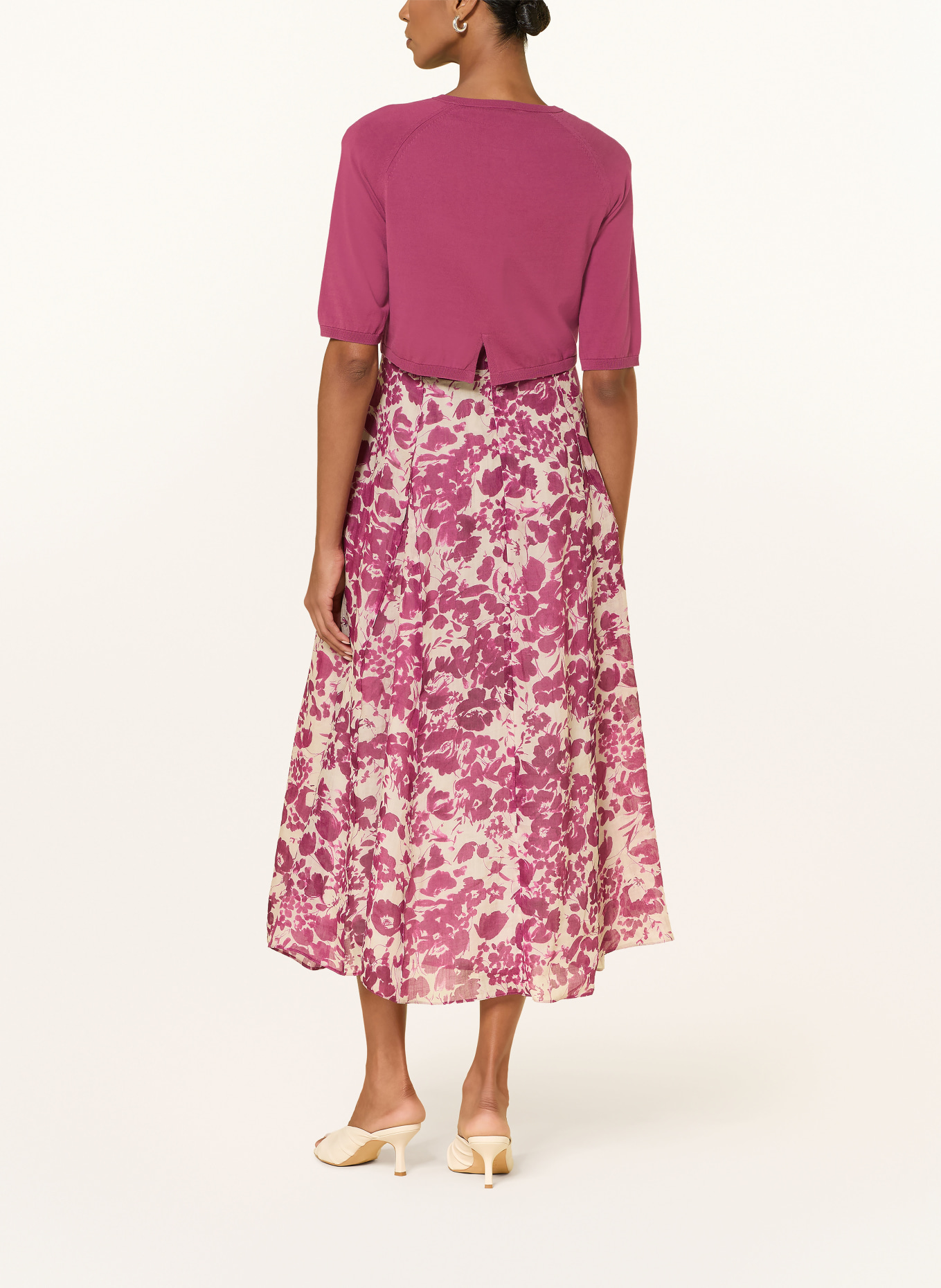 S Max Mara Krótki sweter PAM: BRUDNY RÓŻ