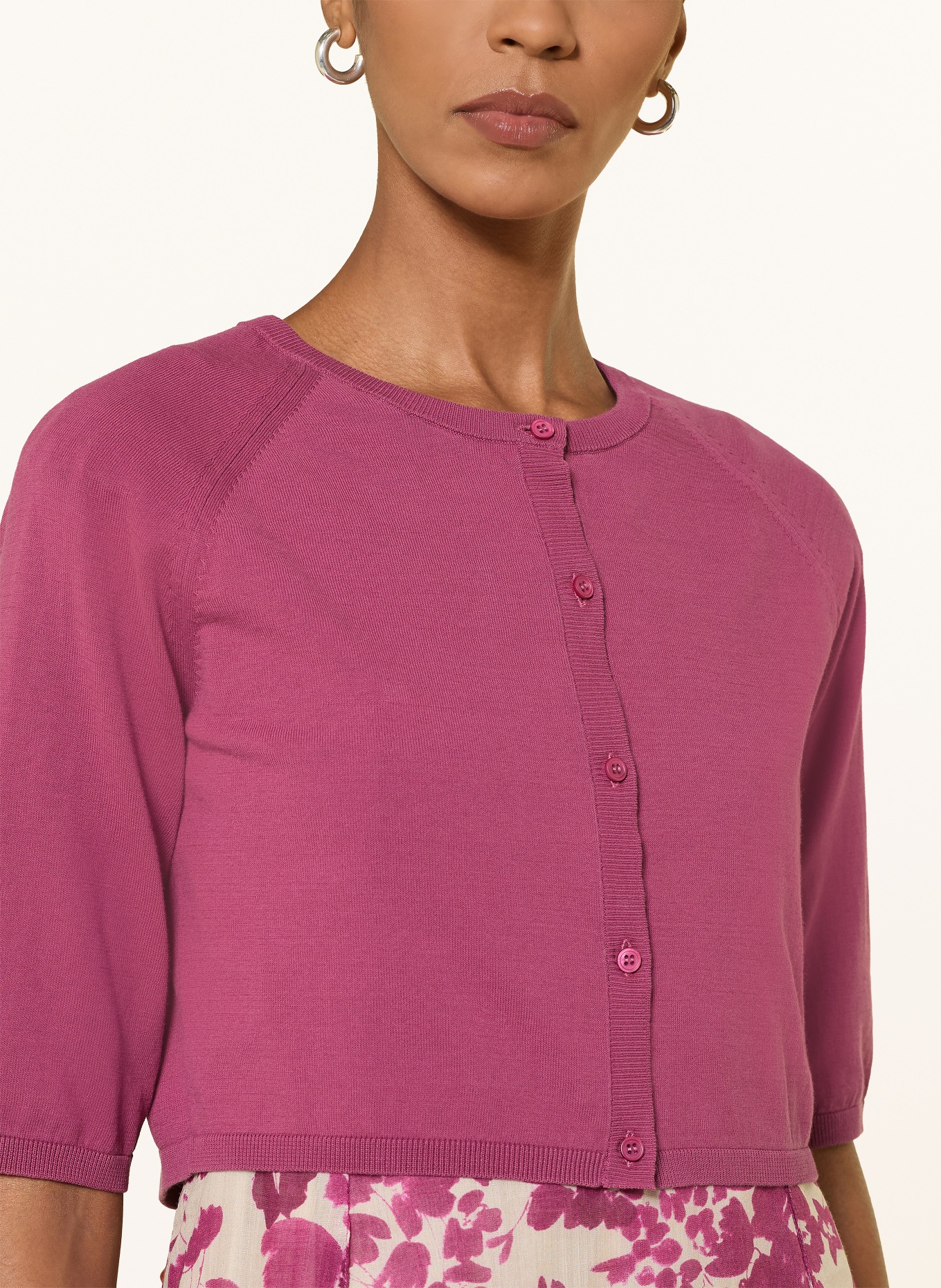 S Max Mara Krótki sweter PAM: BRUDNY RÓŻ