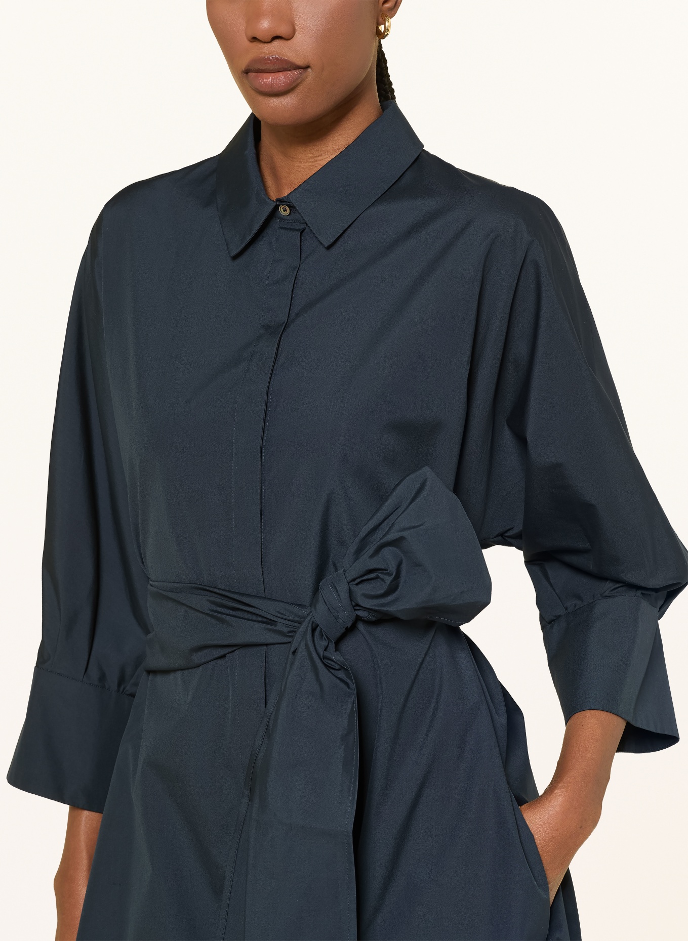 S Max Mara Sukienka koszulowa TABATA z rękawami 3/4: GRANATOWY