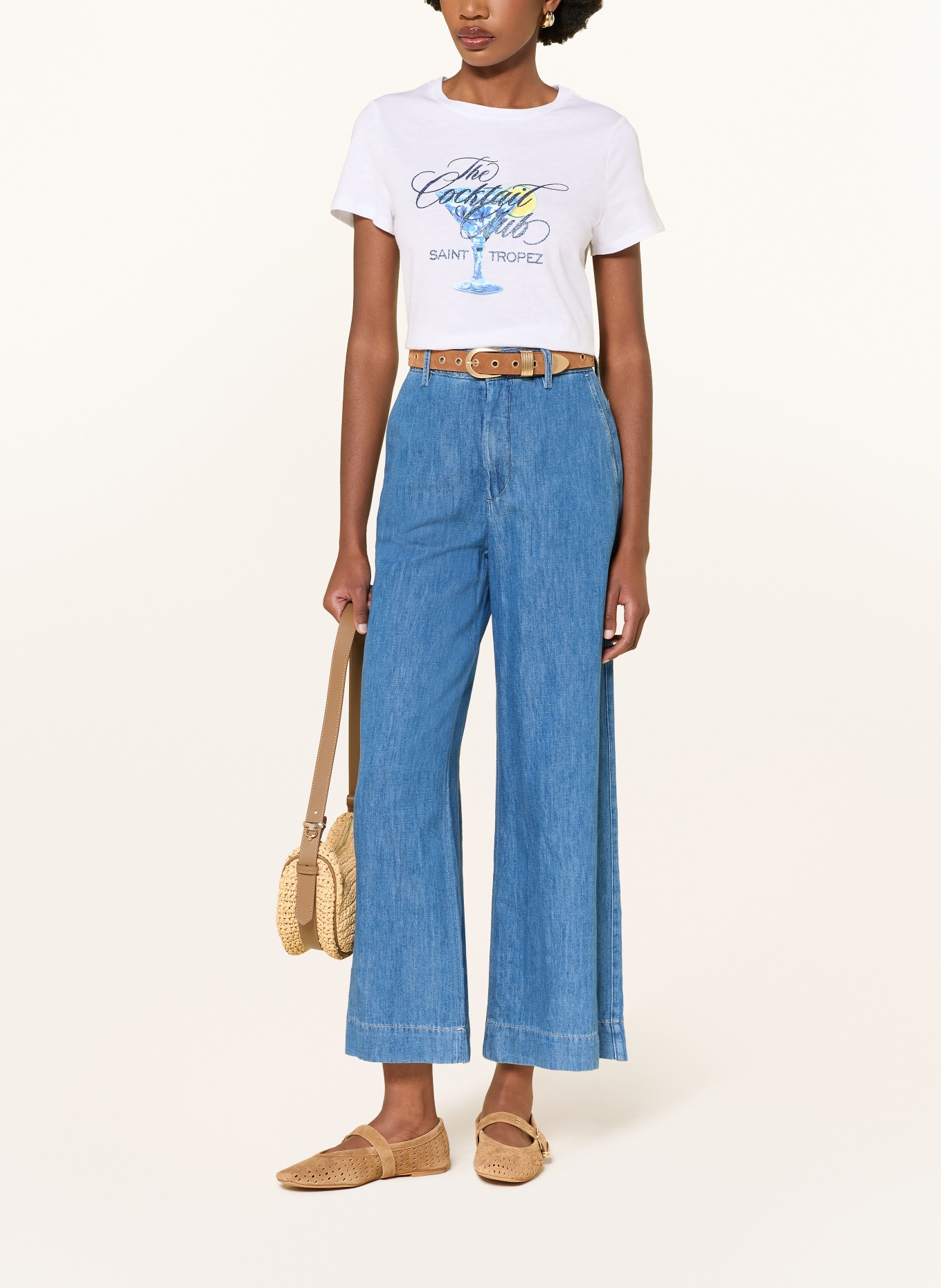 lilienfels T-Shirt: WEISS / BLAU