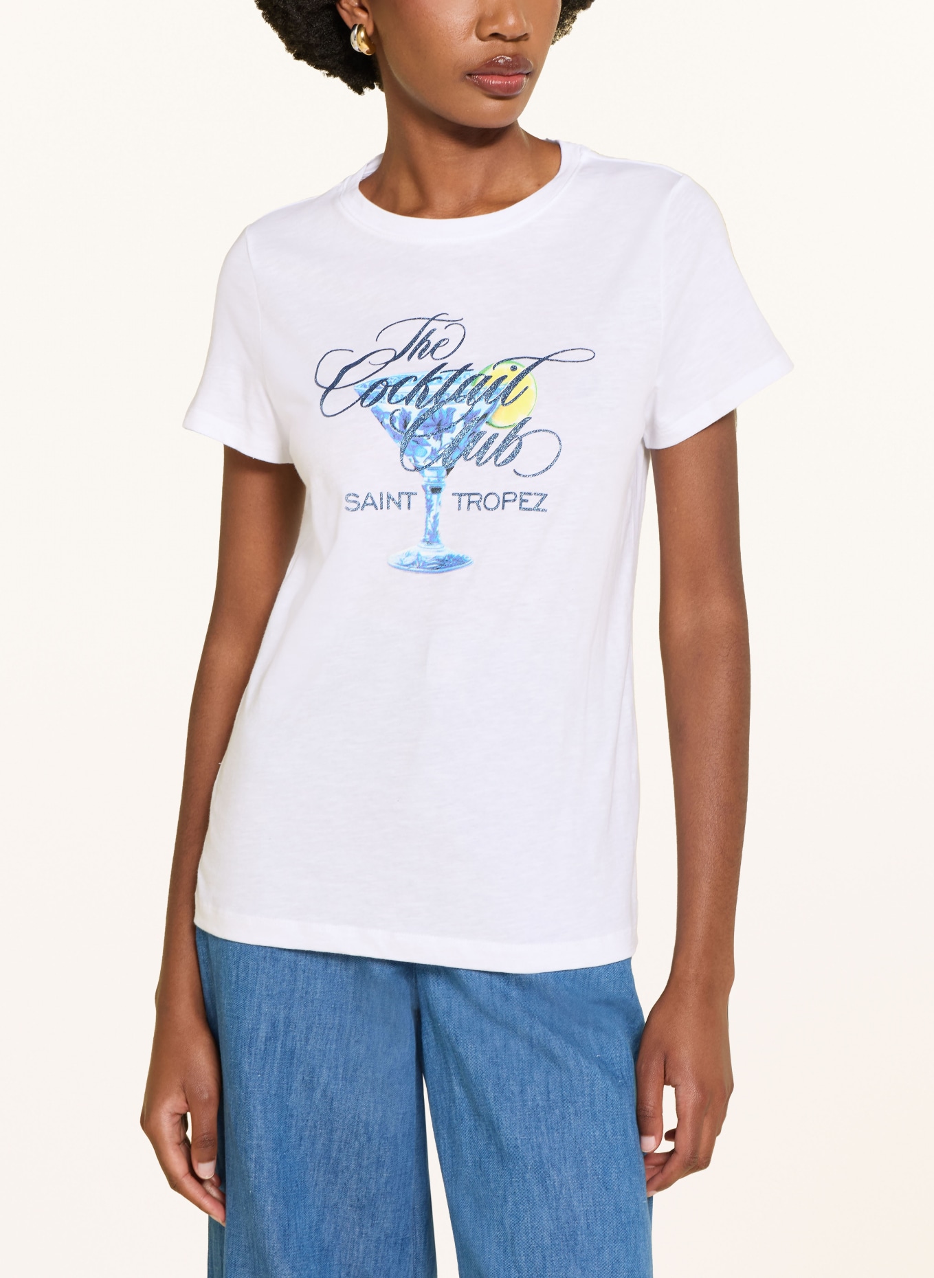 lilienfels T-Shirt: WEISS / BLAU