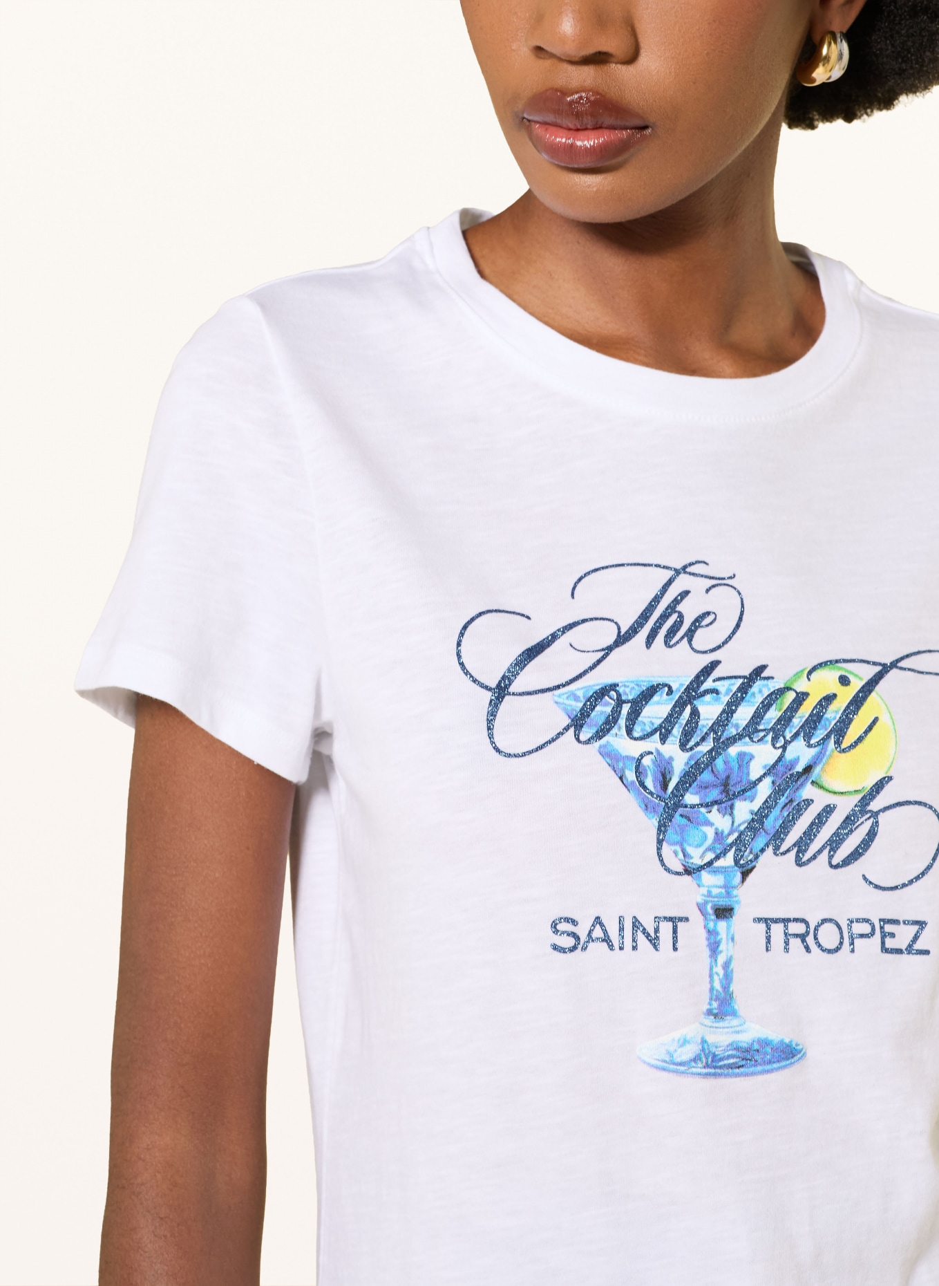 lilienfels T-Shirt: WEISS / BLAU