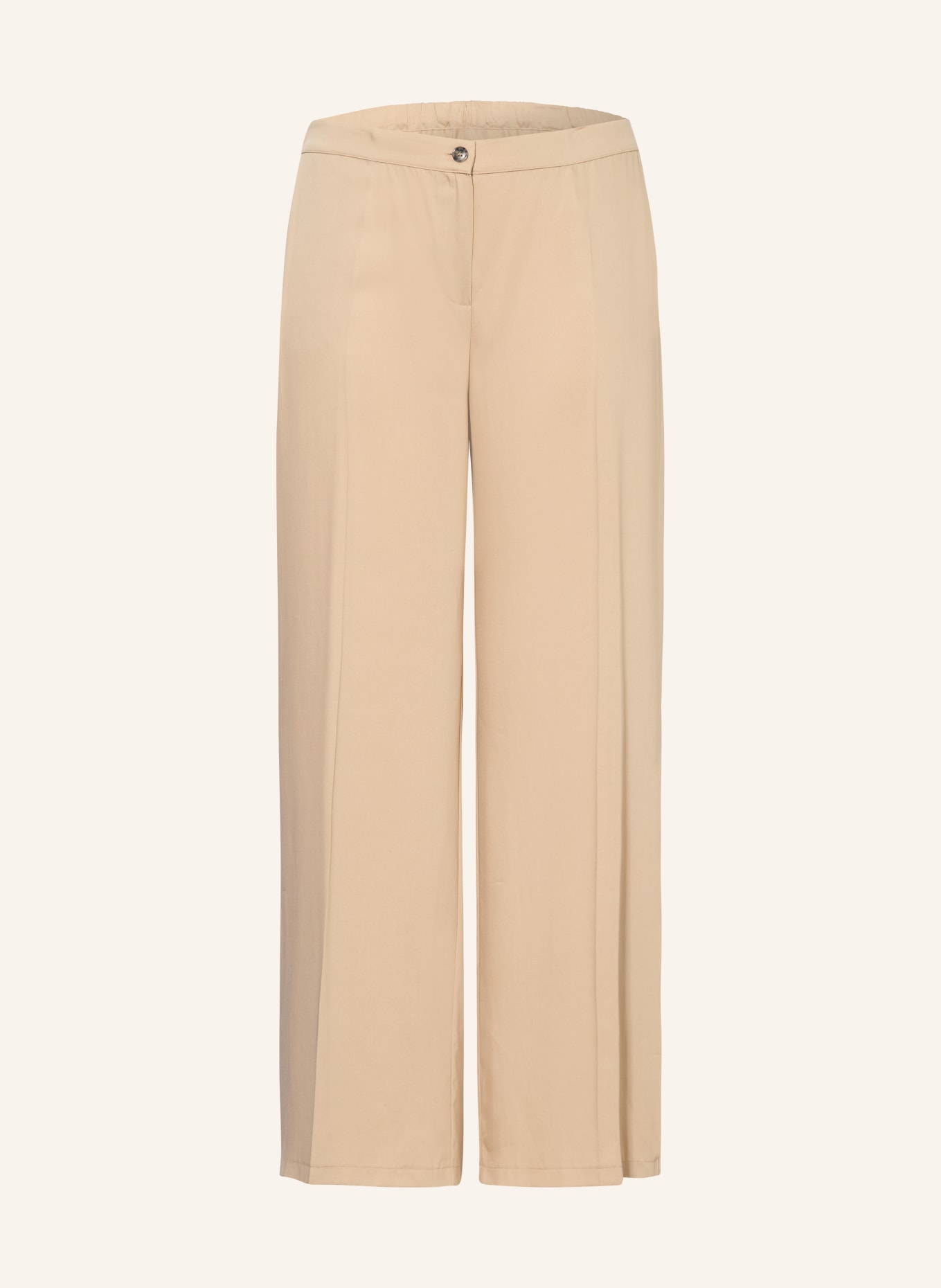 PERSONA MARINA RINALDI PMRAVIO linen marlene pants: CAMEL