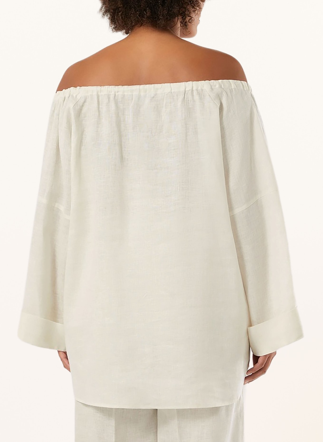 PERSONA MARINA RINALDI Off-Shoulder-Bluse PMRVACILLO aus Leinen: ECRU