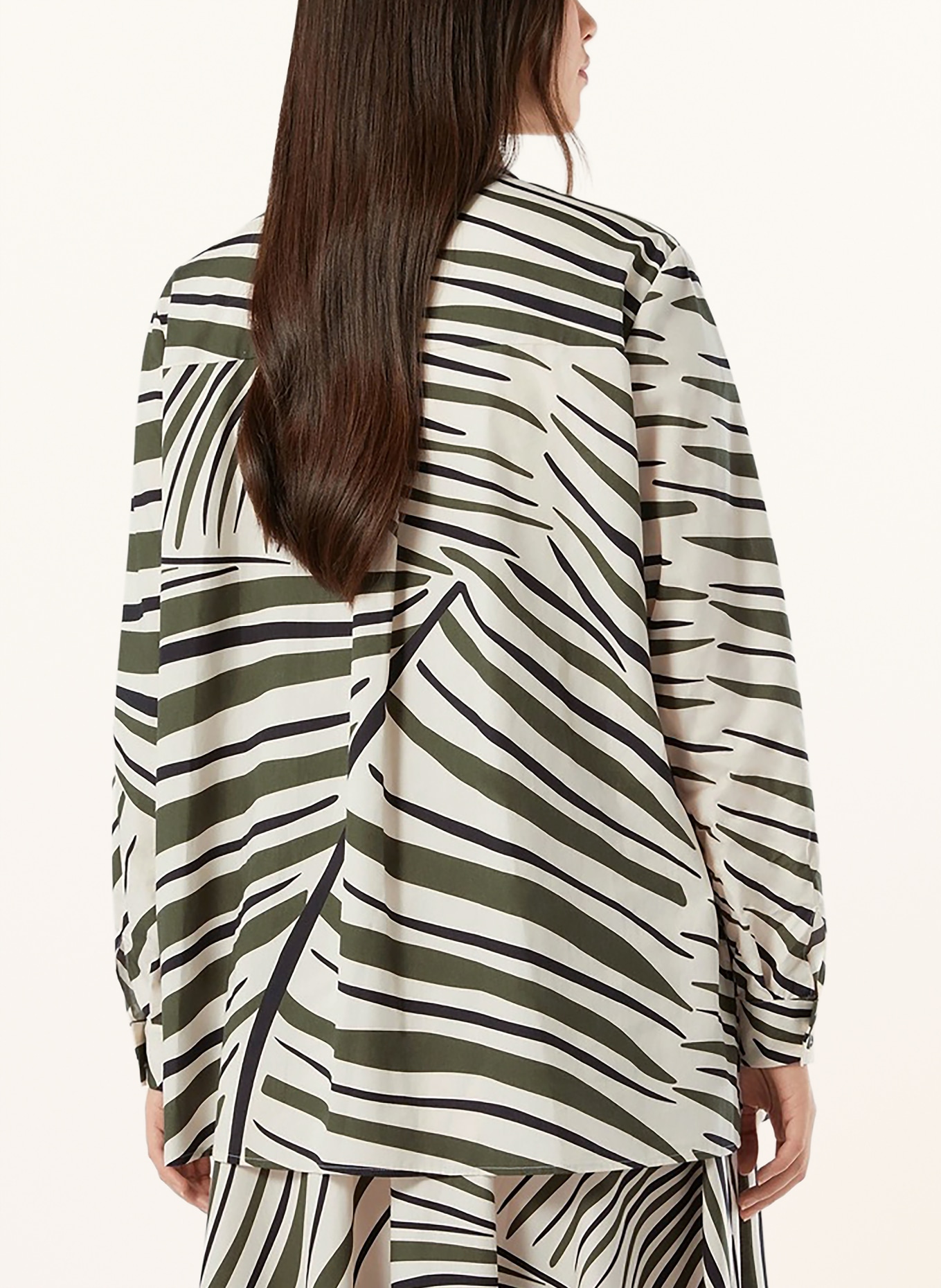 PERSONA MARINA RINALDI Chemisier PMRFUXIA: BLANC / VERT / NOIR