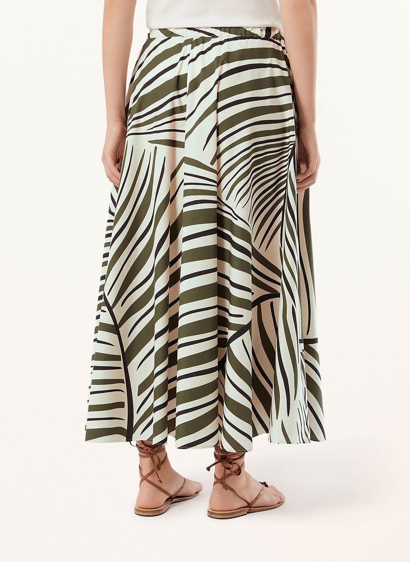 PERSONA MARINA RINALDI Spódnica PMRTERZO: KREMOWY / OLIWKOWY / CZARNY