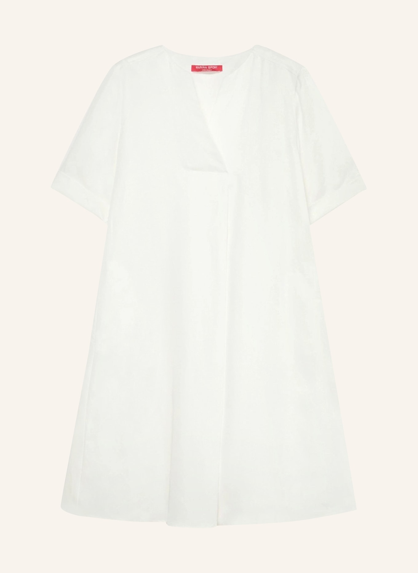 MARINA RINALDI Robe MRSSUPREMO en lin: BLANC